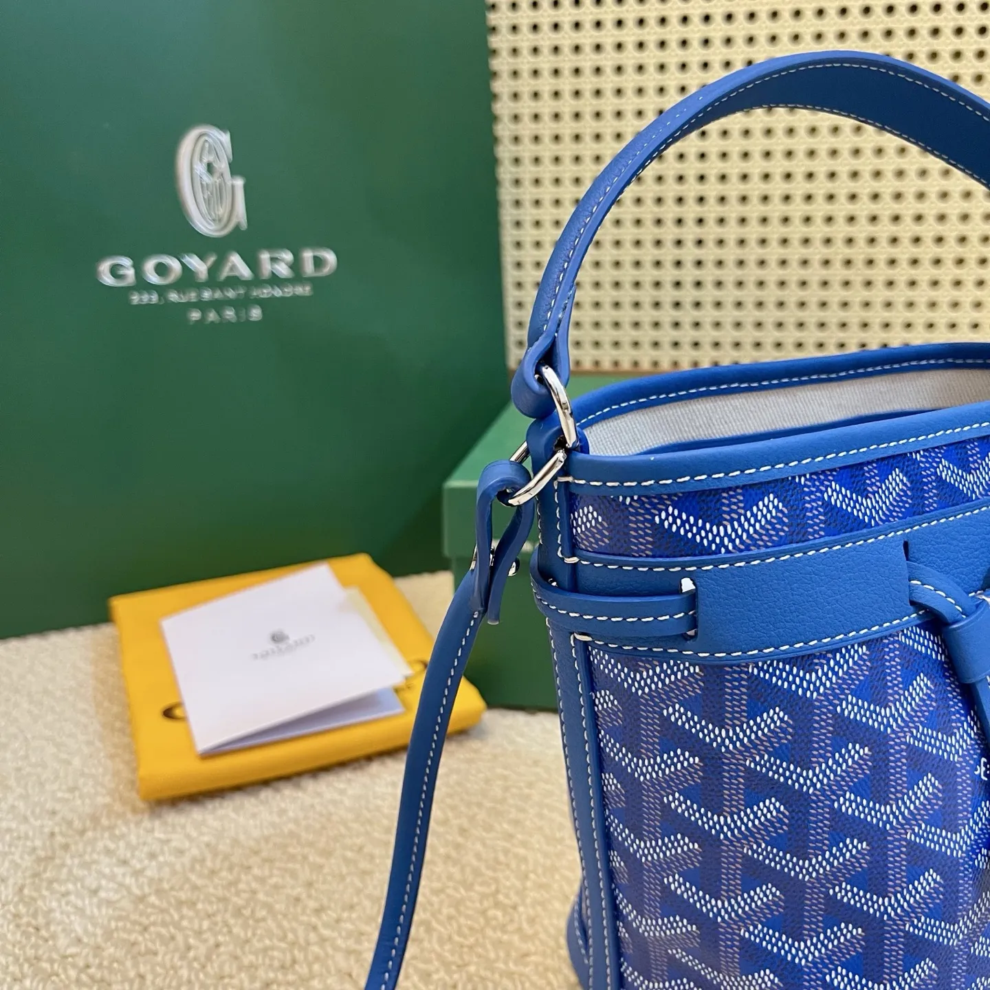 Goyard Petit Flot ブルー ミニバケットバッグ - 画像 (6)