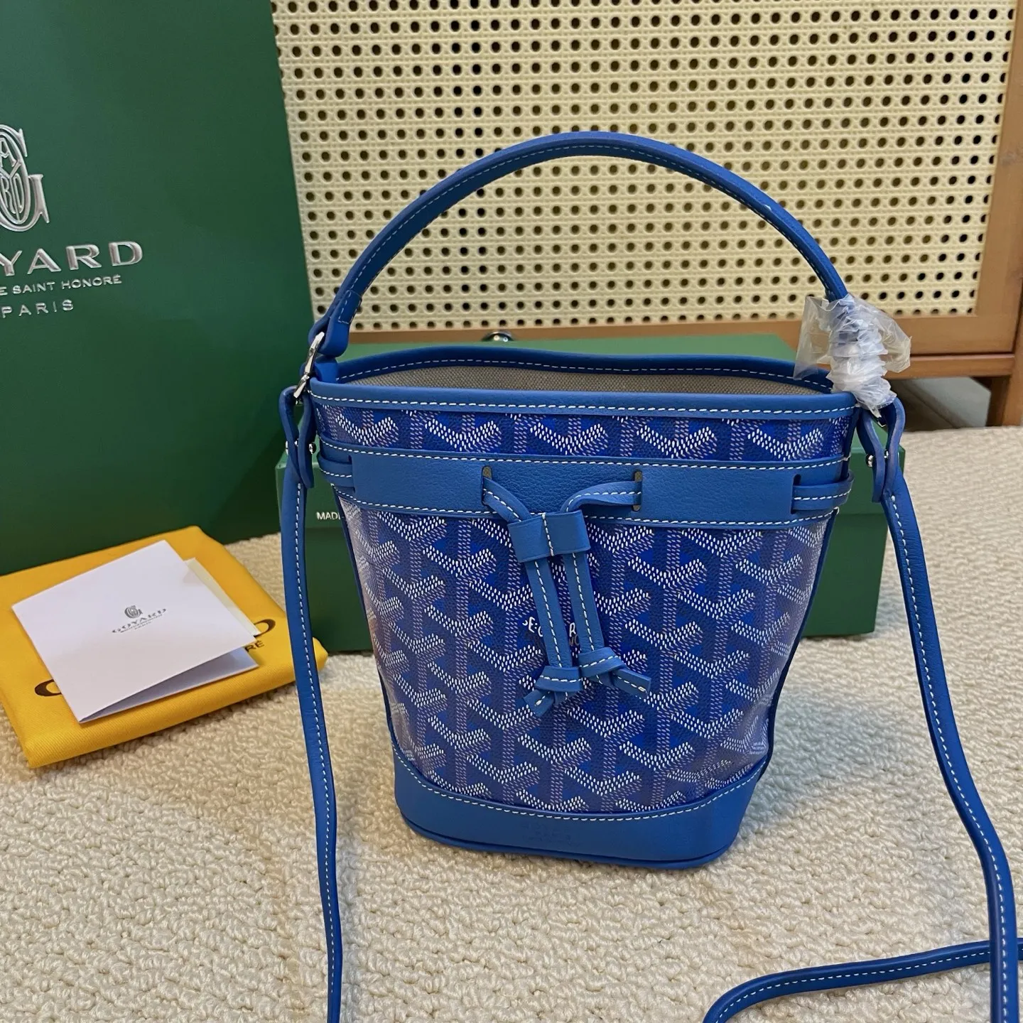 Goyard Petit Flot ブルー ミニバケットバッグ - 画像 (7)