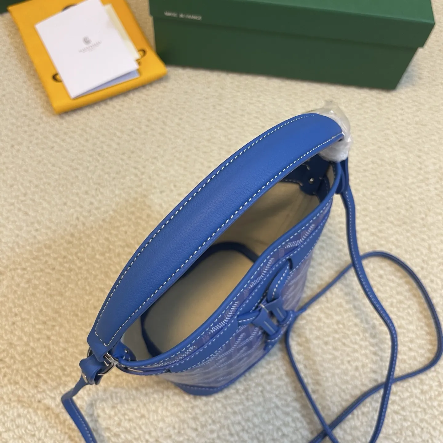 Goyard Petit Flot ブルー ミニバケットバッグ - 画像 (8)