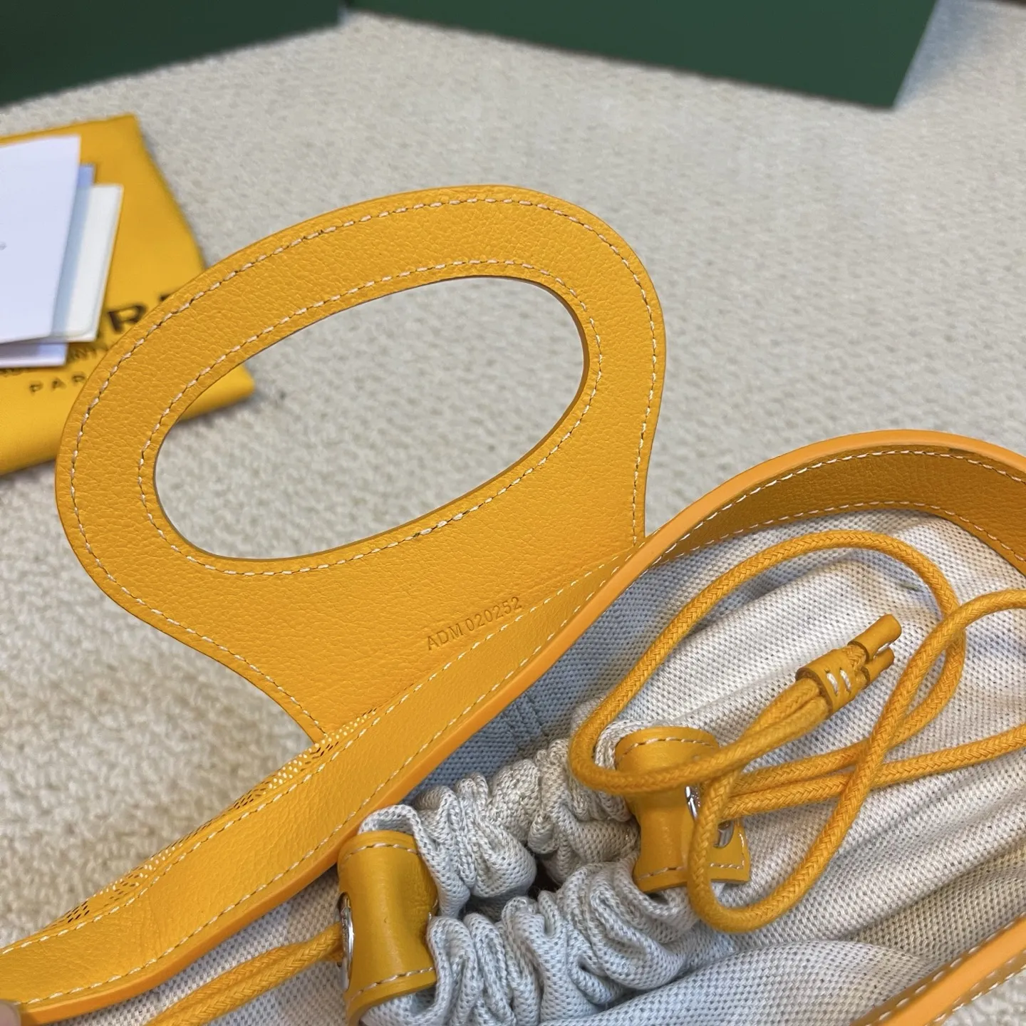 Goyard Beluga mini イエロー バスケット型バッグ - 画像 (10)