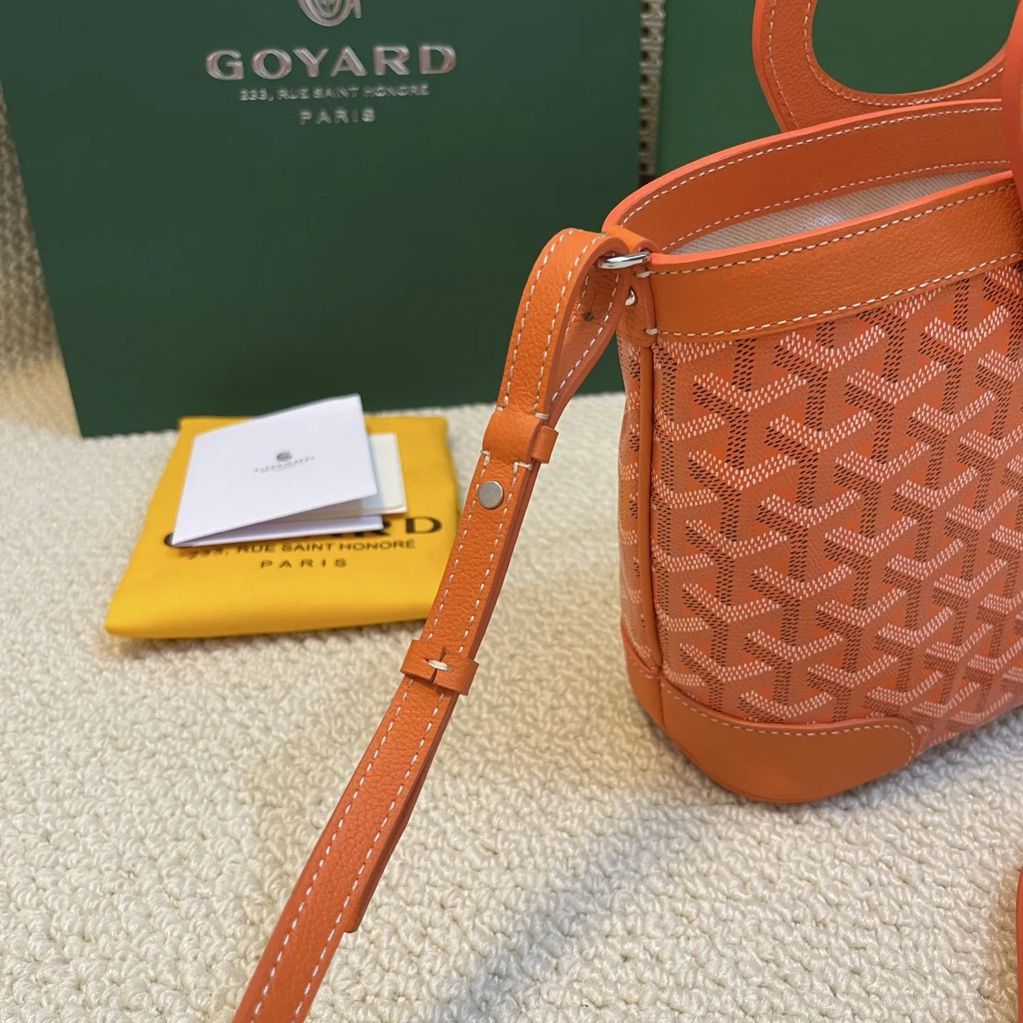 GOYARD Beluga mini オレンジ バスケットバッグ - 画像 (4)