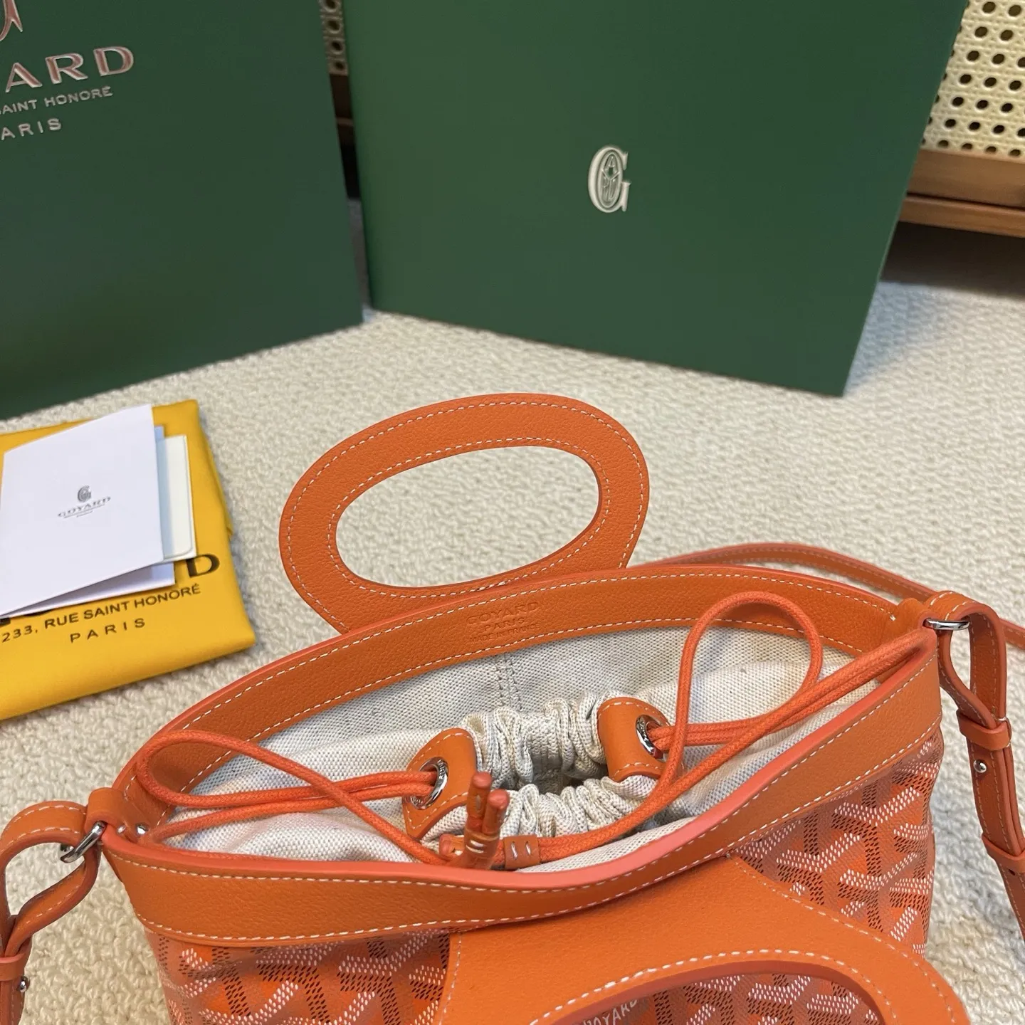 GOYARD Beluga mini オレンジ バスケットバッグ - 画像 (9)
