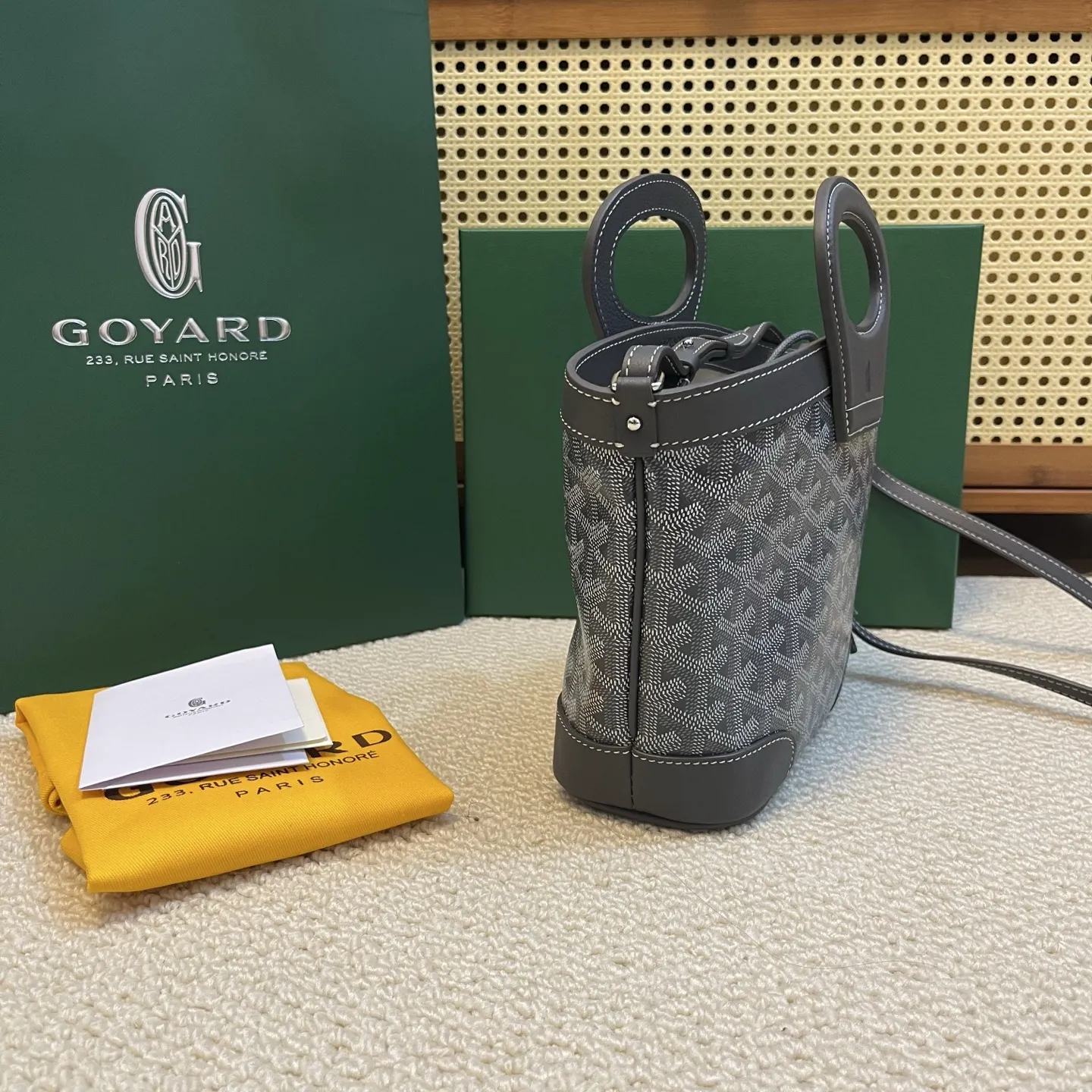 Goyard Beluga mini グレー バスケットバッグ - 画像 (3)