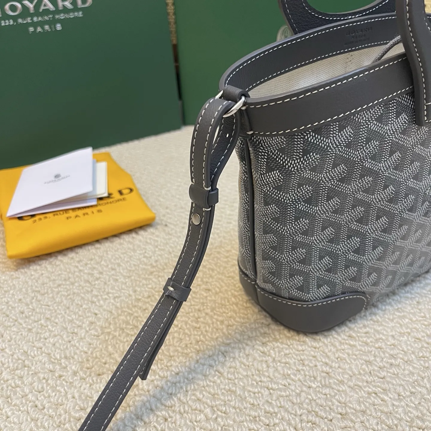 Goyard Beluga mini グレー バスケットバッグ - 画像 (4)