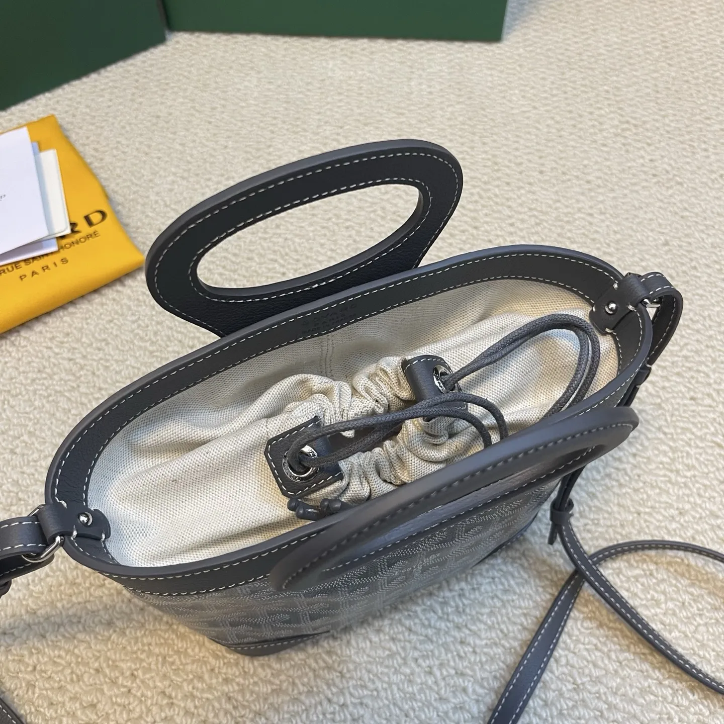 Goyard Beluga mini グレー バスケットバッグ - 画像 (7)