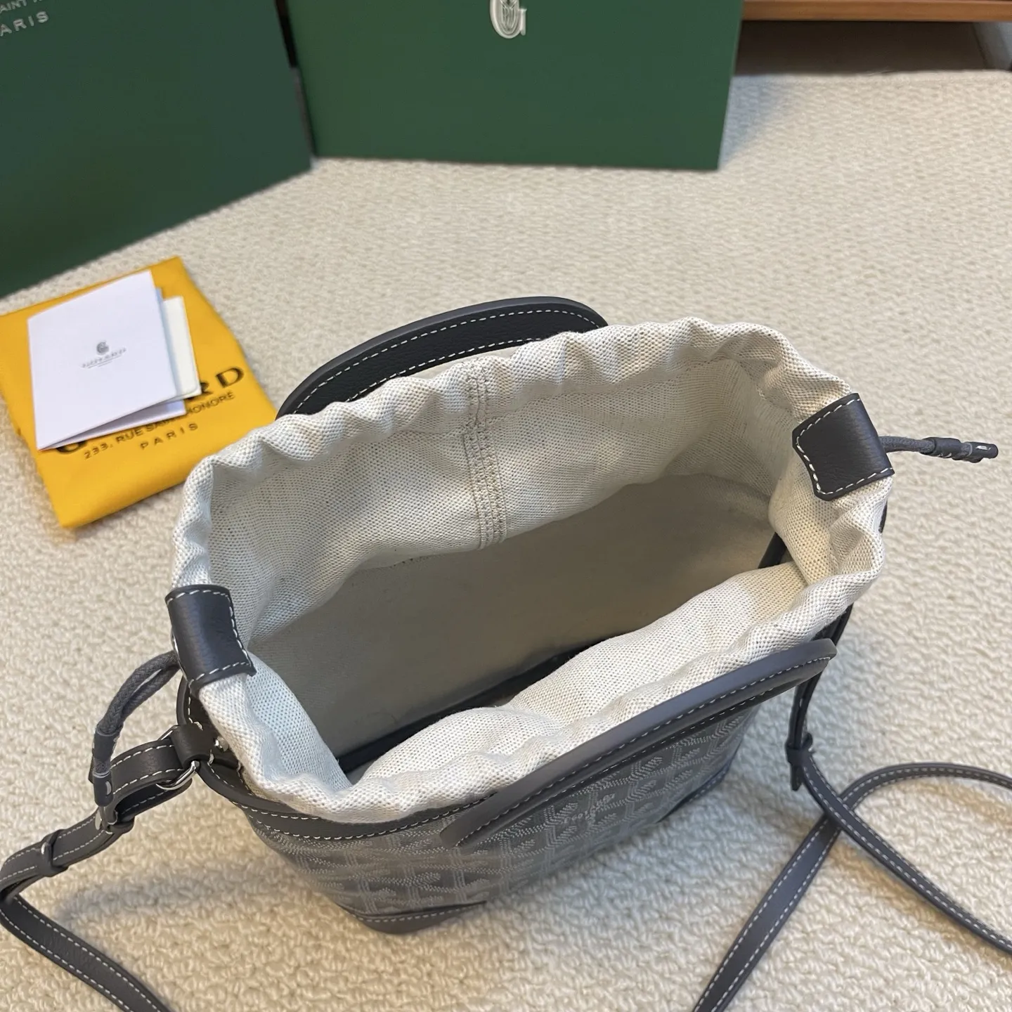 Goyard Beluga mini グレー バスケットバッグ - 画像 (8)