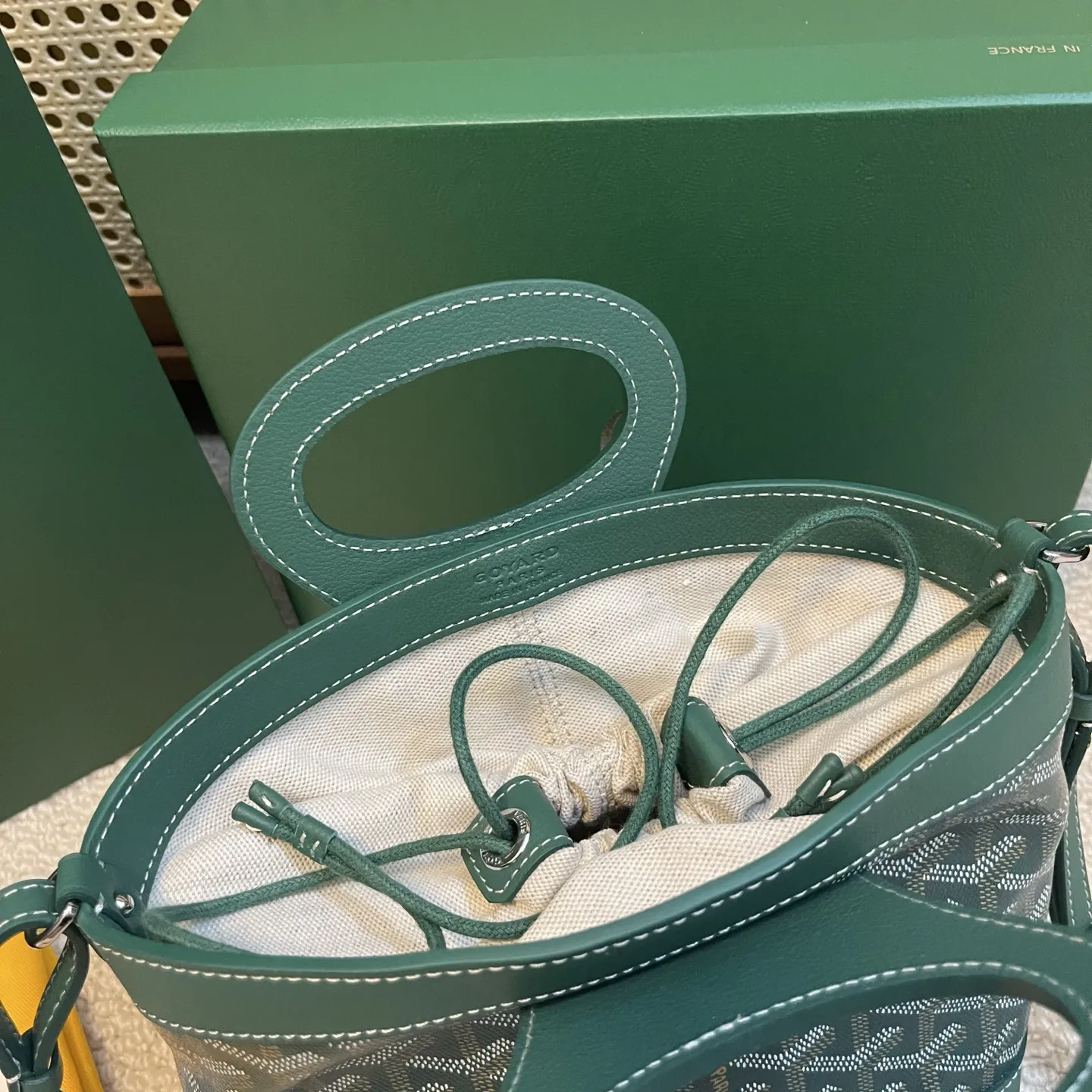 Goyard Beluga mini グリーン バスケットバッグ - 画像 (9)