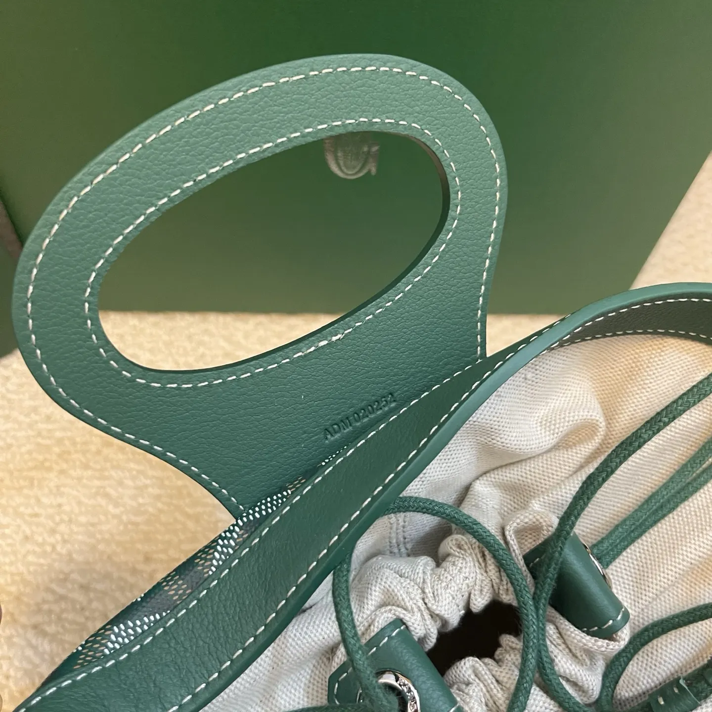 Goyard Beluga mini グリーン バスケットバッグ - 画像 (10)