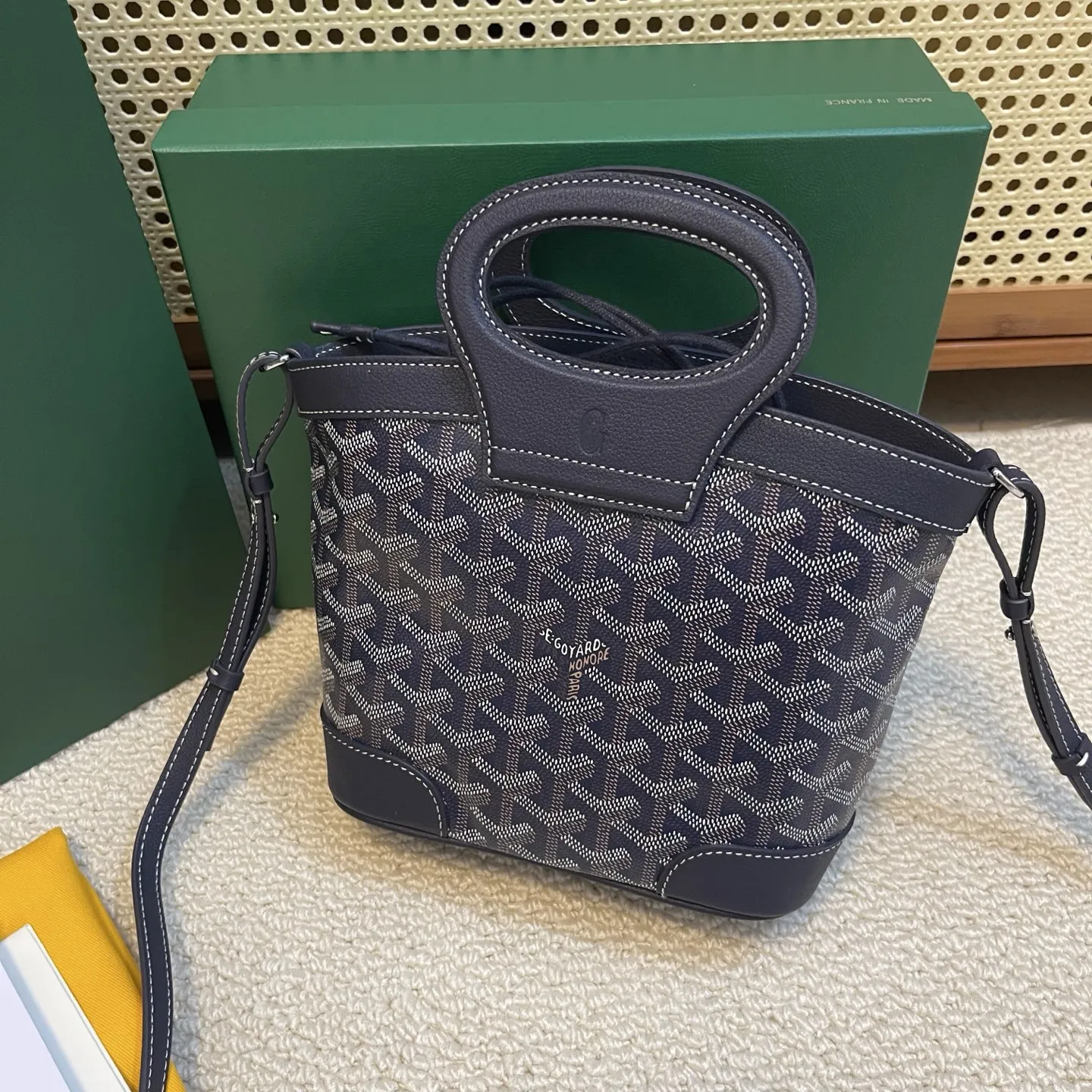 Goyard Beluga mini バスケット ブラック ショルダー - 画像 (6)