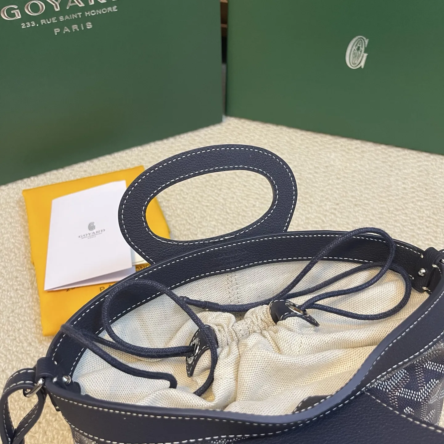 Goyard Beluga mini バスケット ブラック ショルダー - 画像 (9)