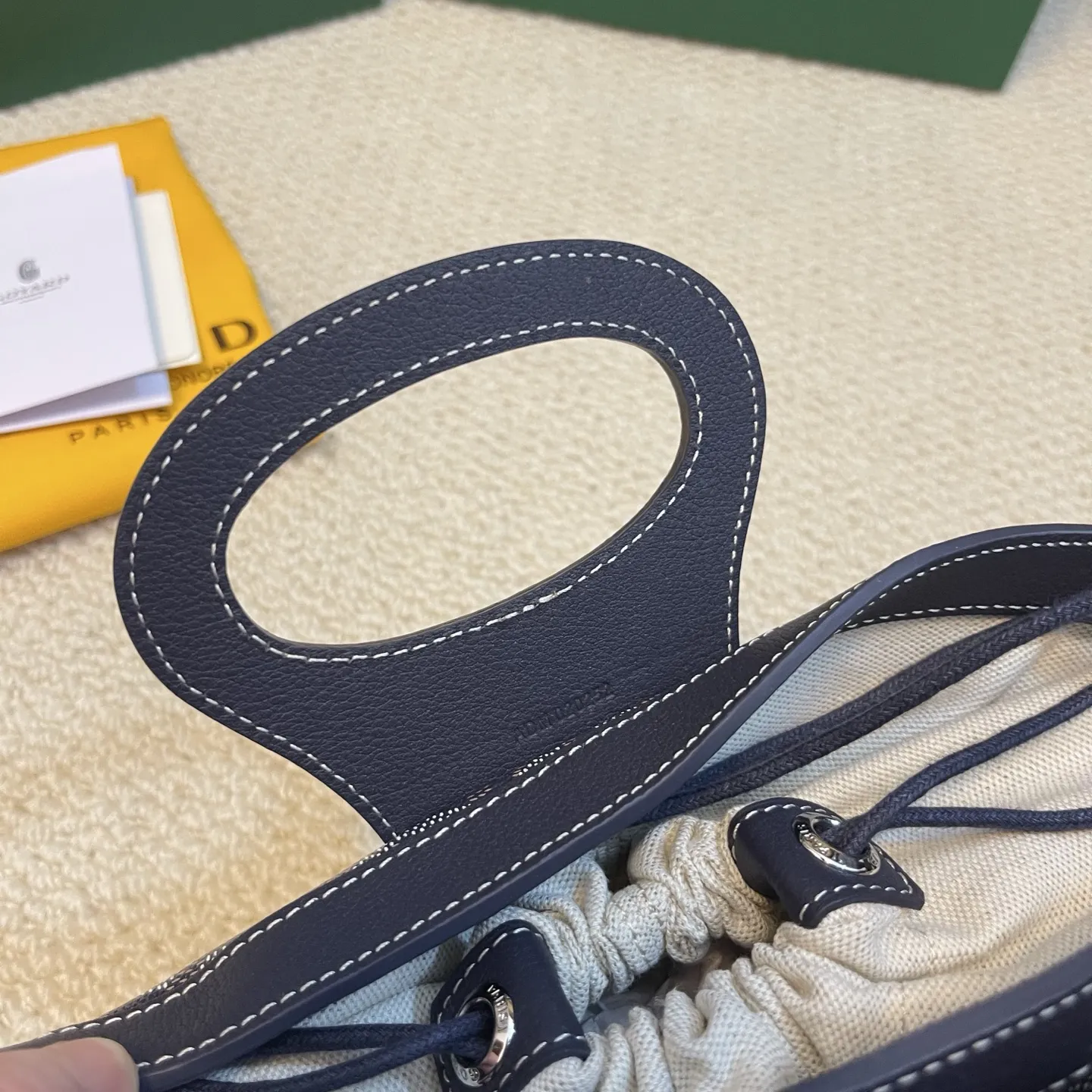 Goyard Beluga mini バスケット ブラック ショルダー - 画像 (10)