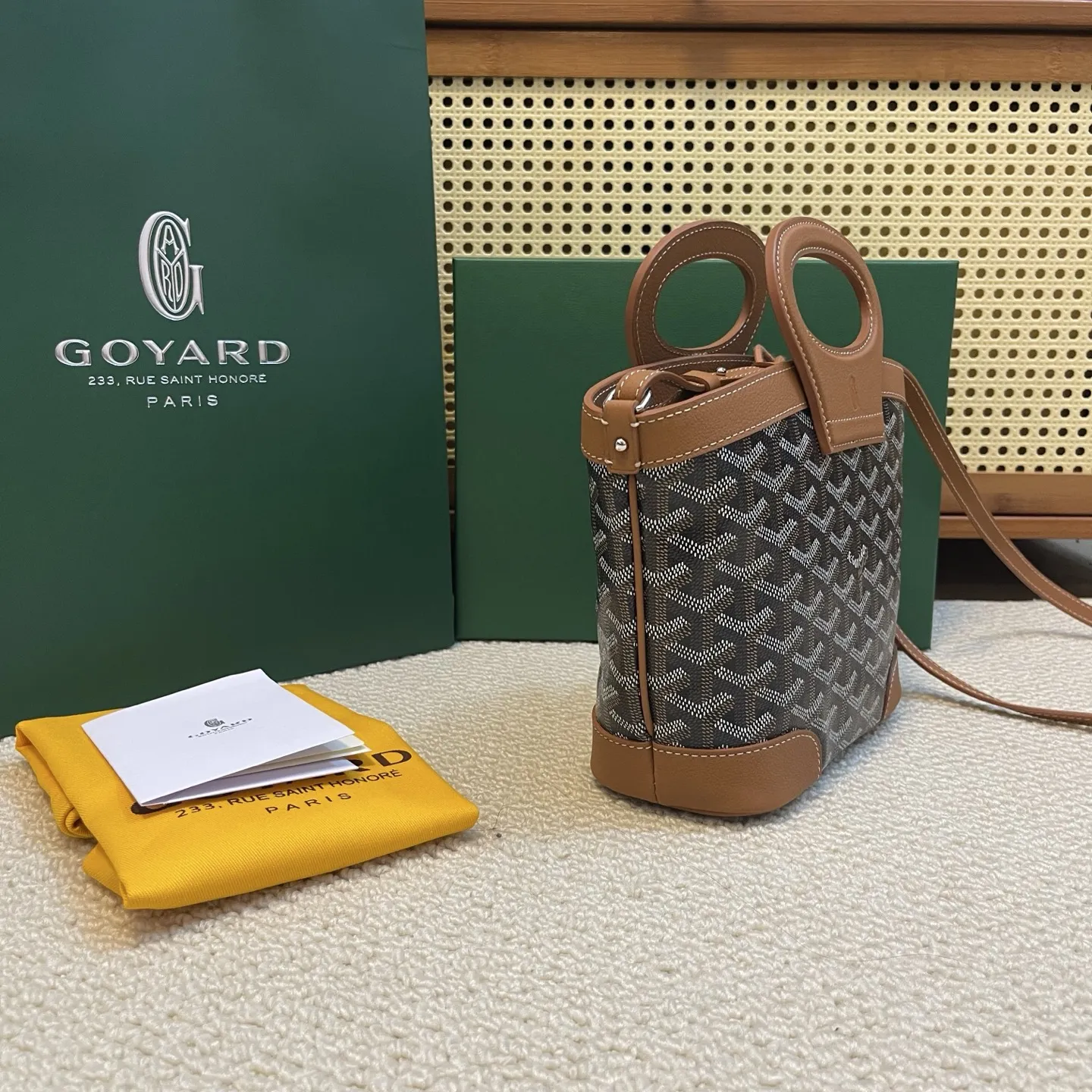 Goyard Beluga mini バスケット ブラウン ショルダーバッグ - 画像 (3)