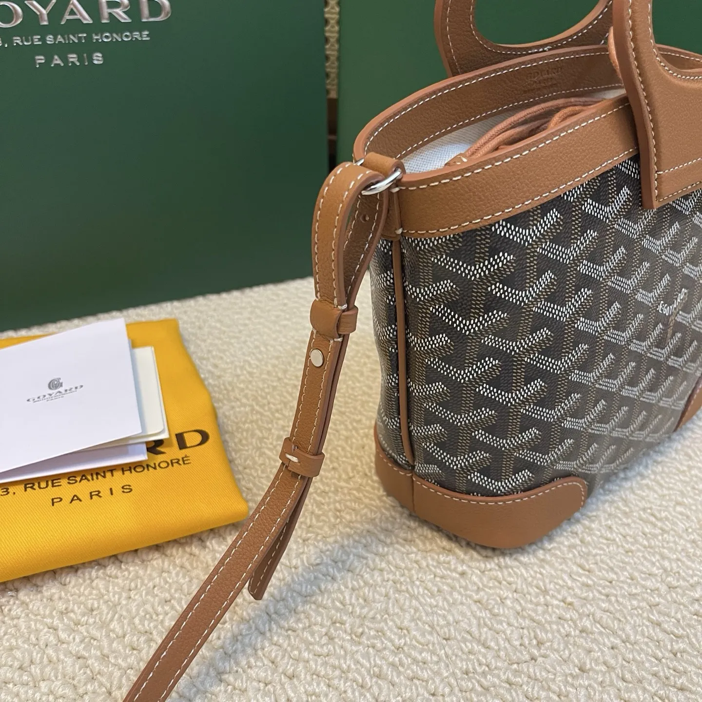 Goyard Beluga mini バスケット ブラウン ショルダーバッグ - 画像 (4)