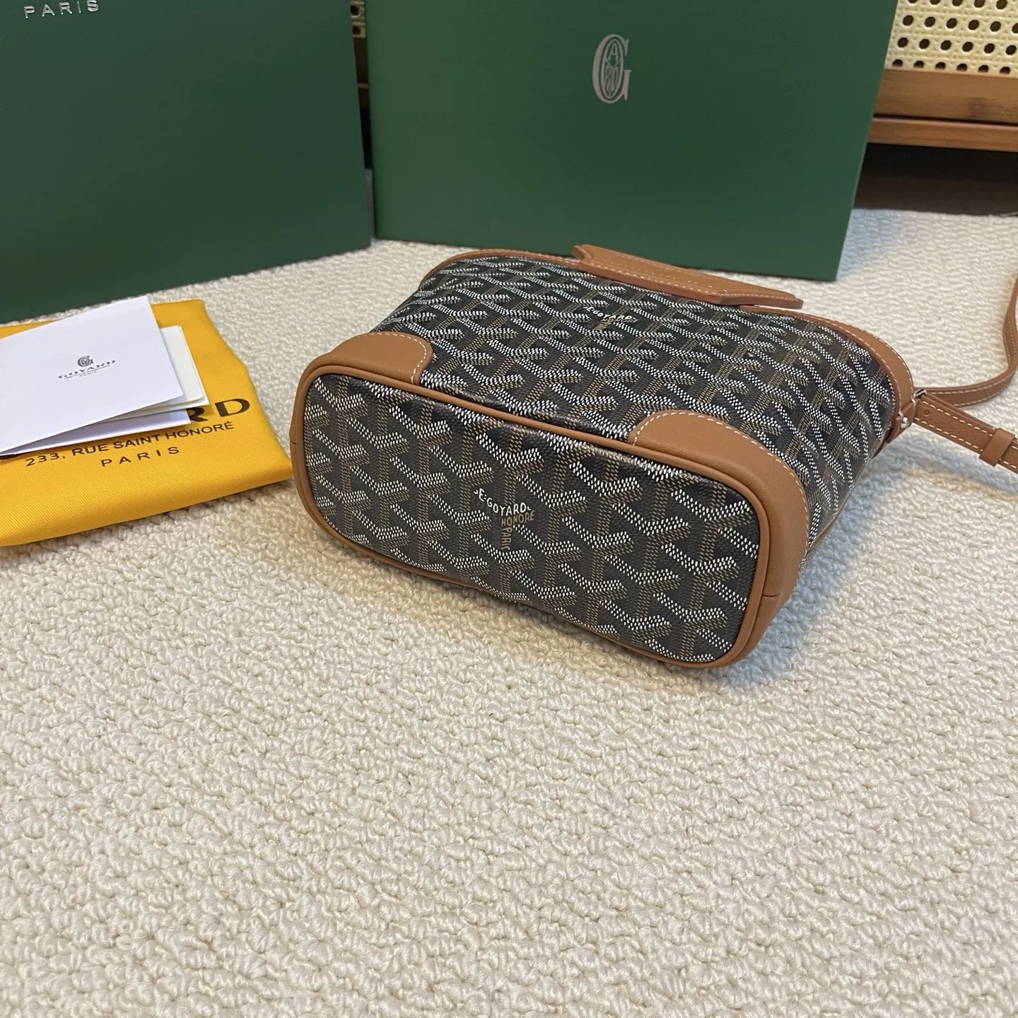 Goyard Beluga mini バスケット ブラウン ショルダーバッグ - 画像 (5)