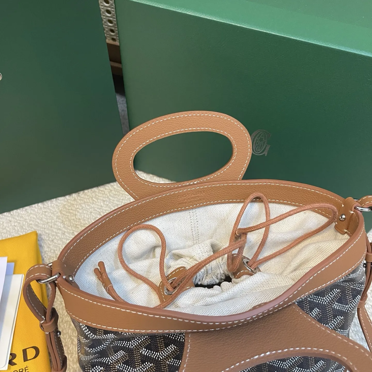 Goyard Beluga mini バスケット ブラウン ショルダーバッグ - 画像 (9)