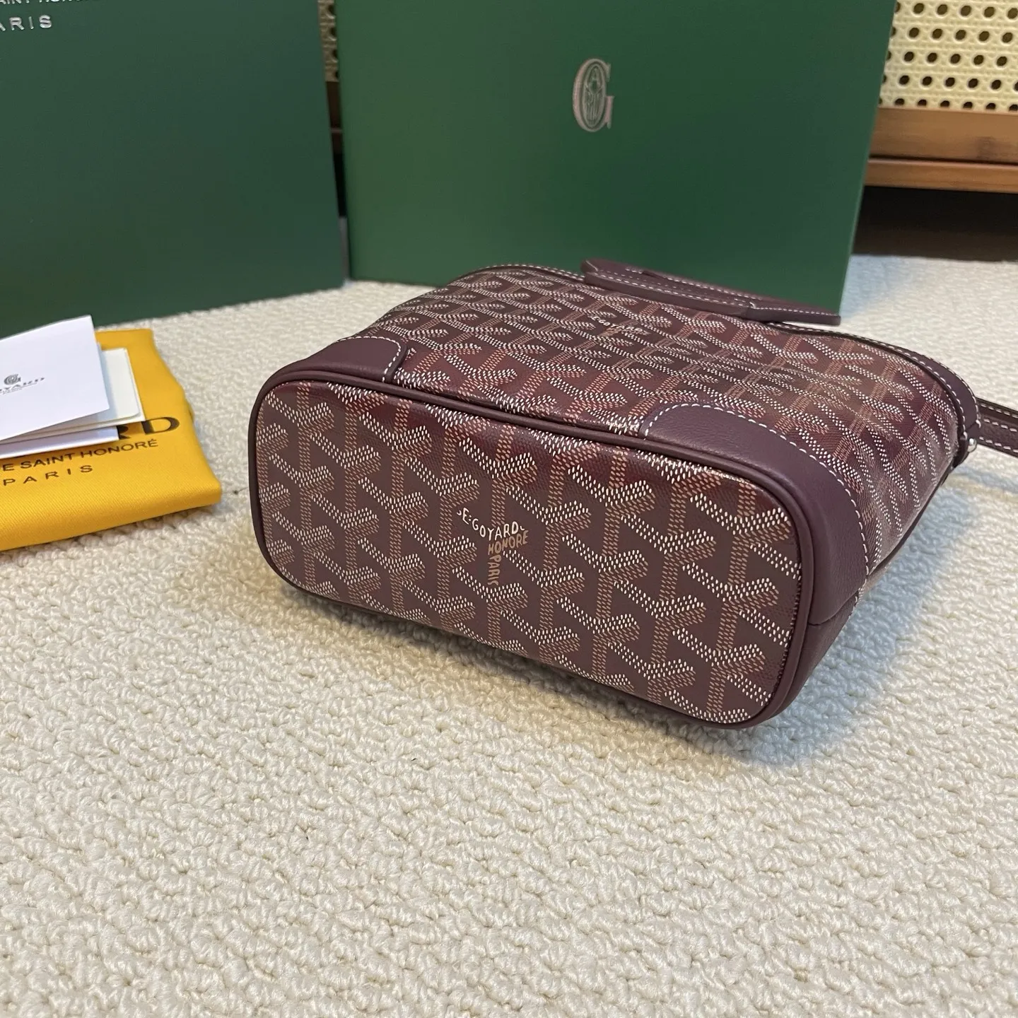 Goyard Beluga mini バスケット バーガンディ 新作 - 画像 (5)