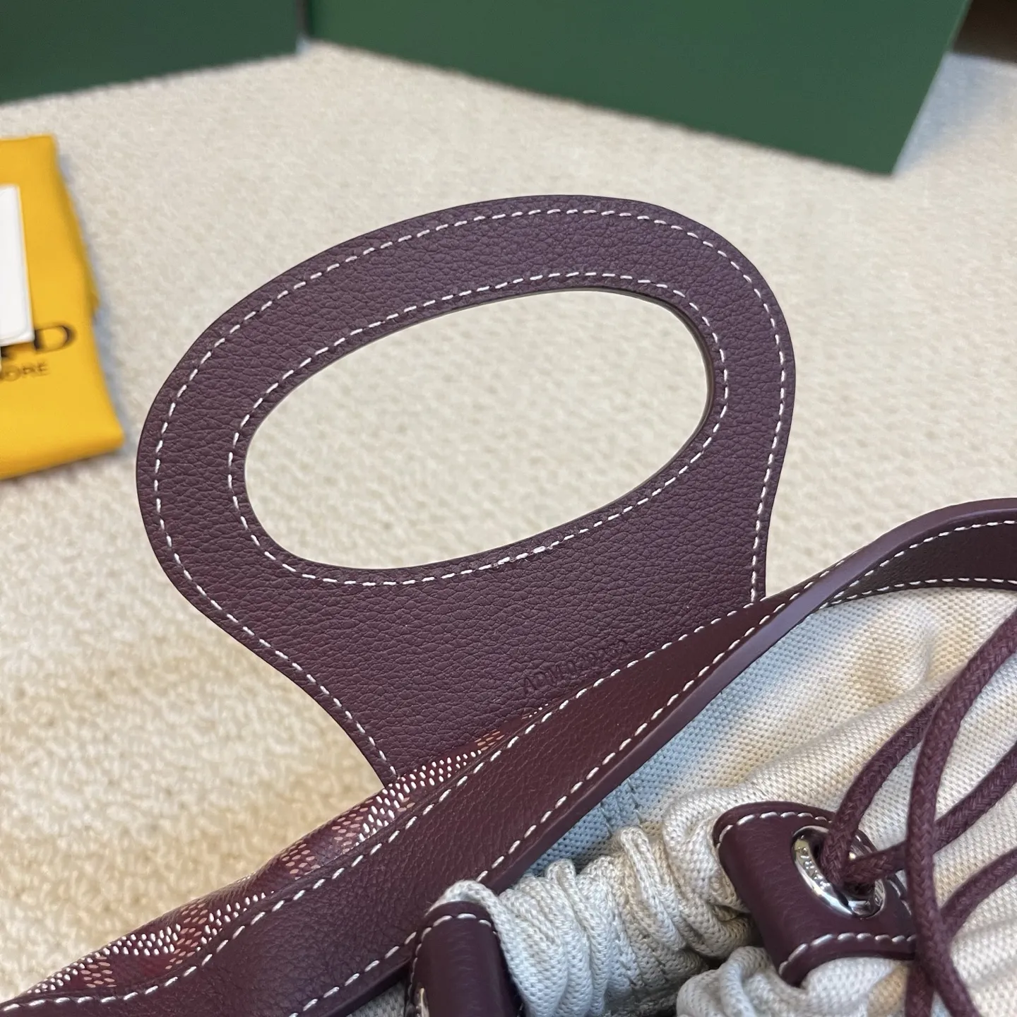 Goyard Beluga mini バスケット バーガンディ 新作 - 画像 (10)