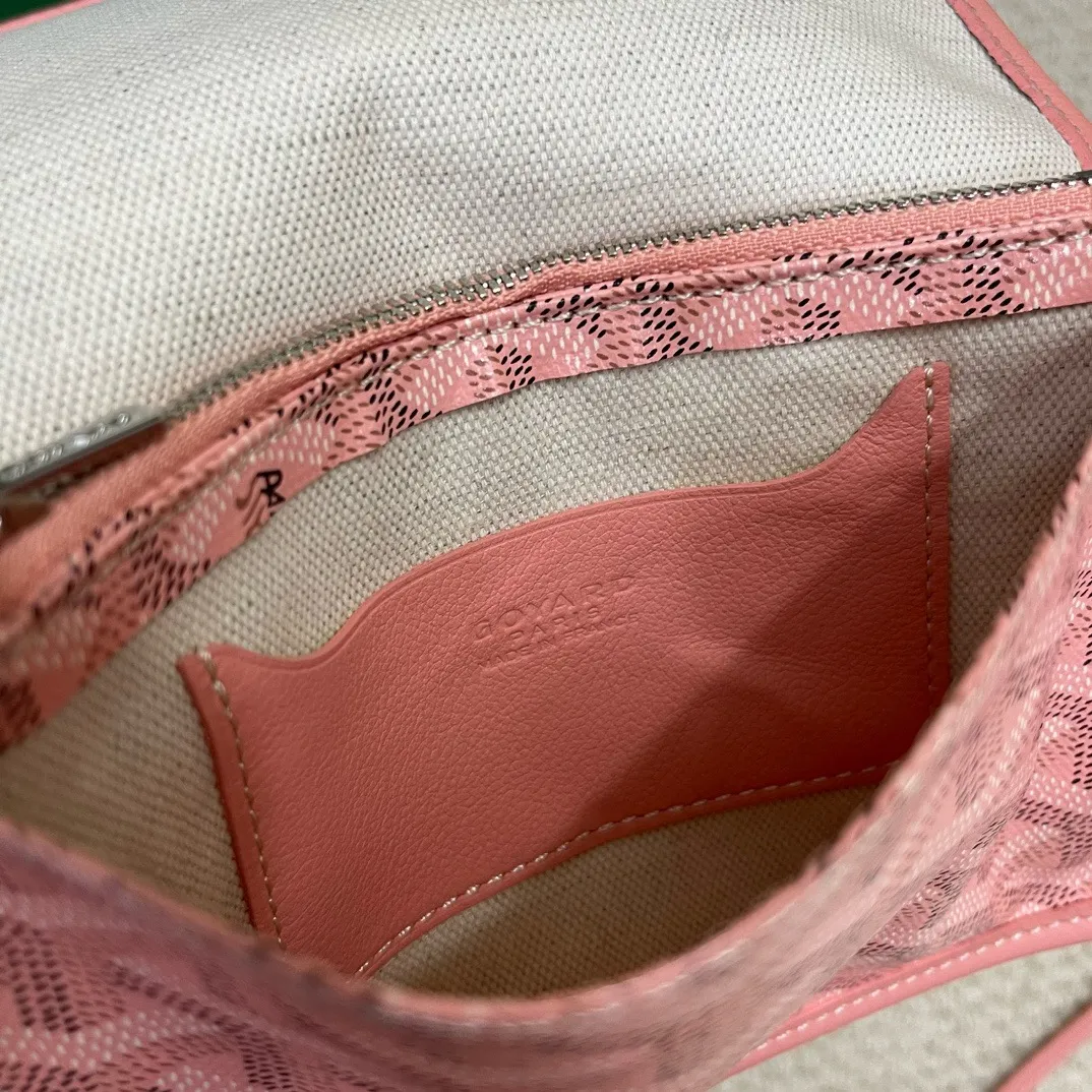 Goyard ピンク 三層小バッグ - 画像 (9)