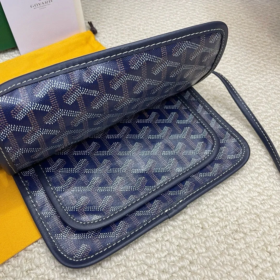 Goyard 3層バッグ ブルー エンベロープスタイル - 画像 (6)
