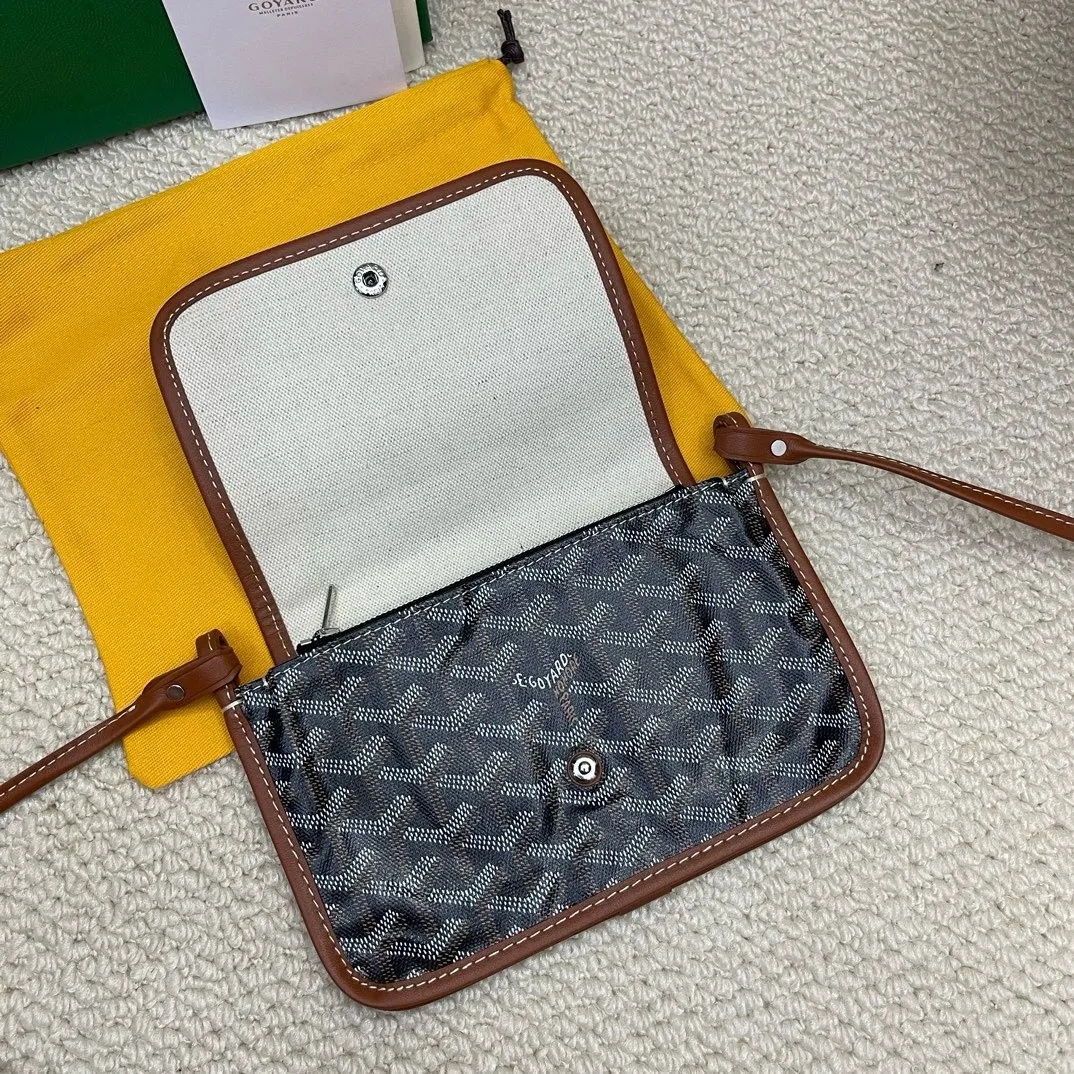 Goyard グレー 三層ポーチバッグ - 画像 (7)
