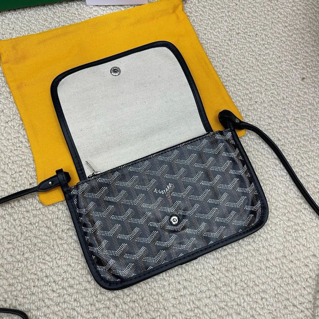 Goyard グレー 3層ポーチバッグ - 画像 (7)