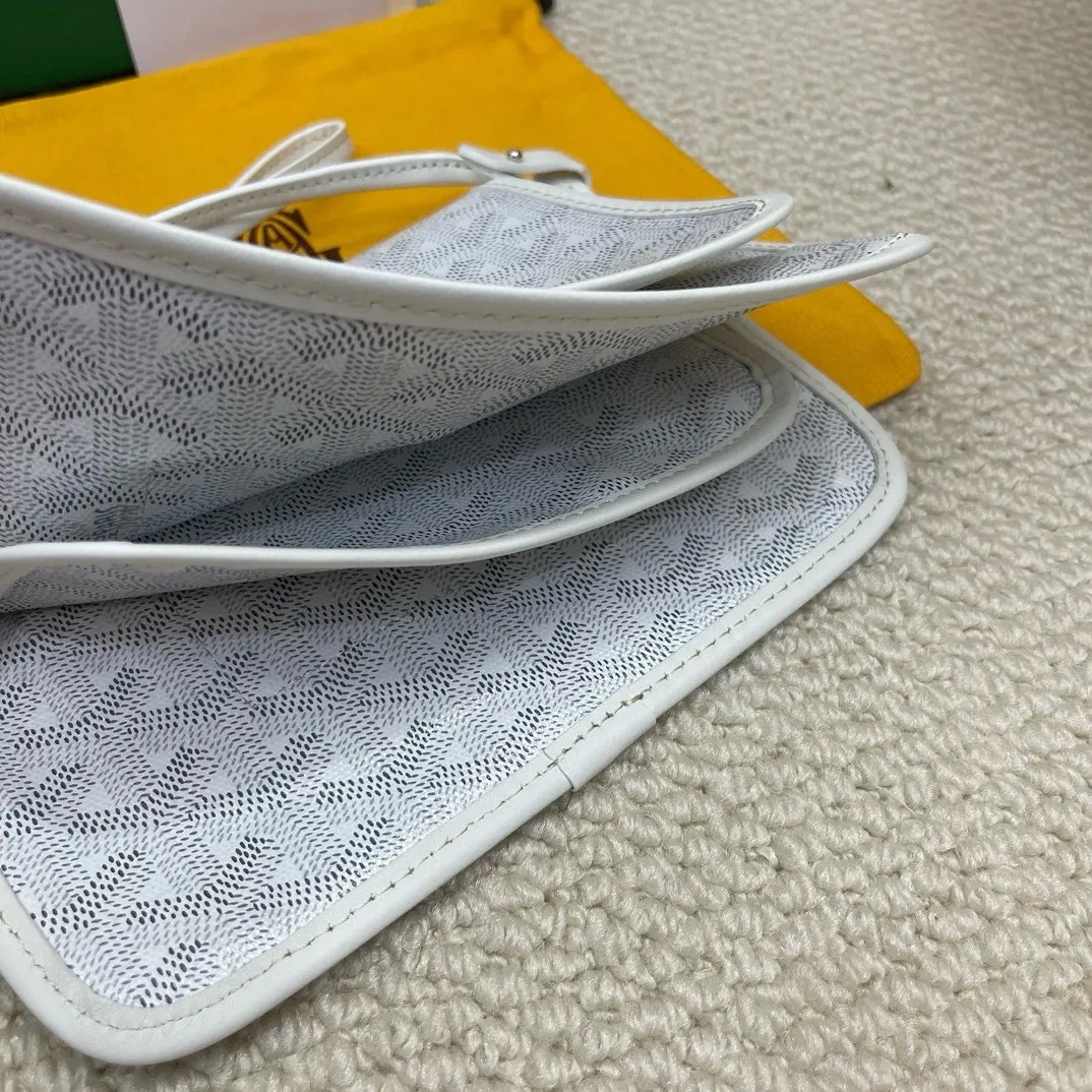 Goyard 白 三層ポーチバッグ - 画像 (5)