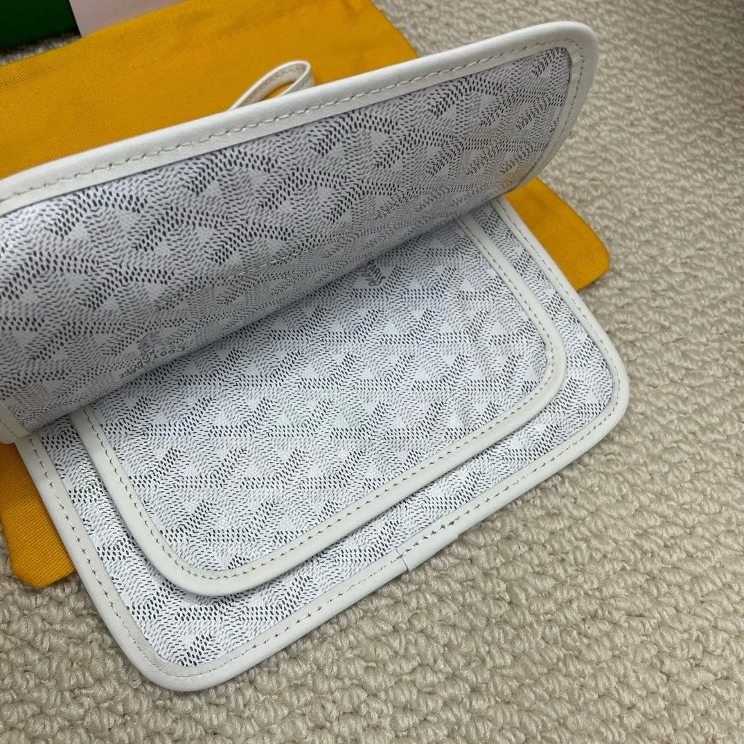 Goyard 白 三層ポーチバッグ - 画像 (6)
