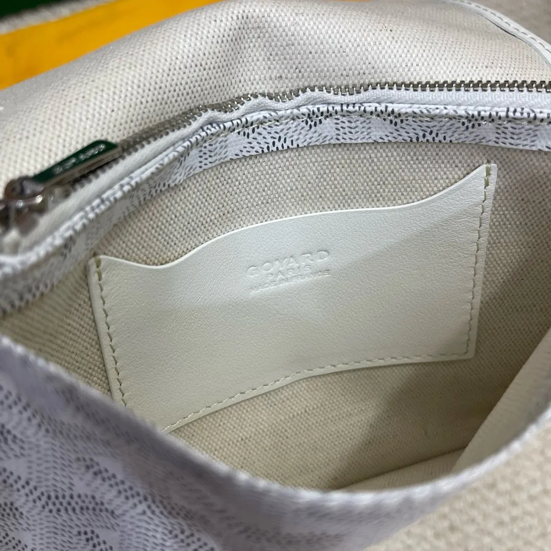 Goyard 白 三層ポーチバッグ - 画像 (9)