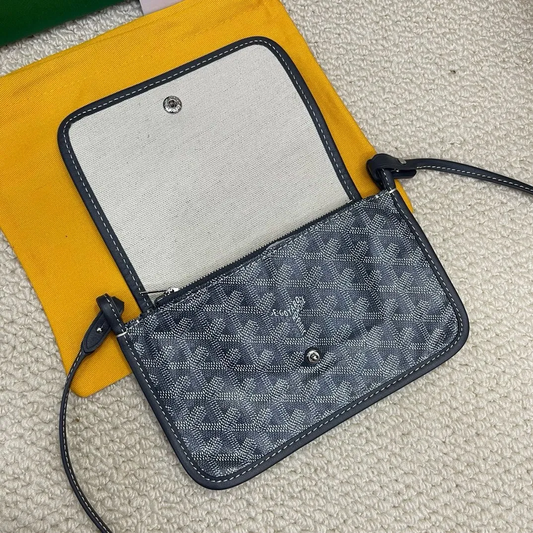 Goyard 3層ポーチ ブルー エンベロープスタイル - 画像 (7)