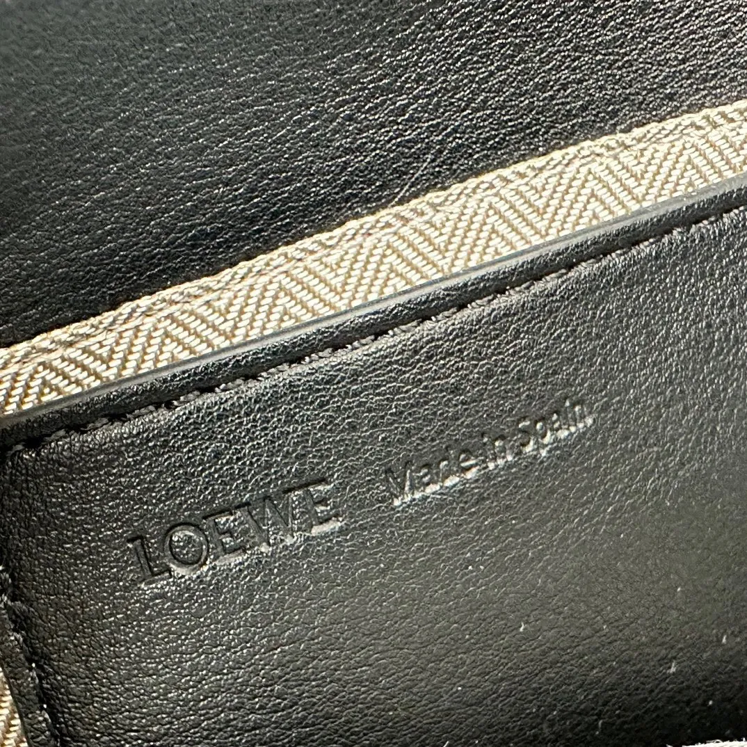 LOEWE Paseo ブラック 中古ショルダーバッグ - 画像 (10)