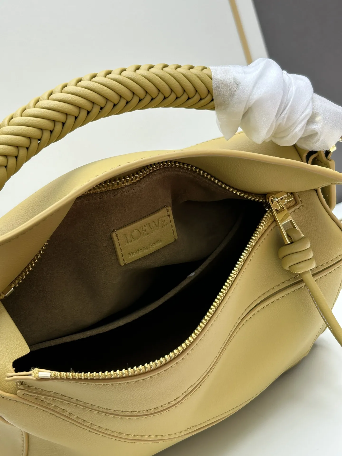 LOEWE 720 Puzzle バッグ 小号 黒 重工編織手柄 - 画像 (8)