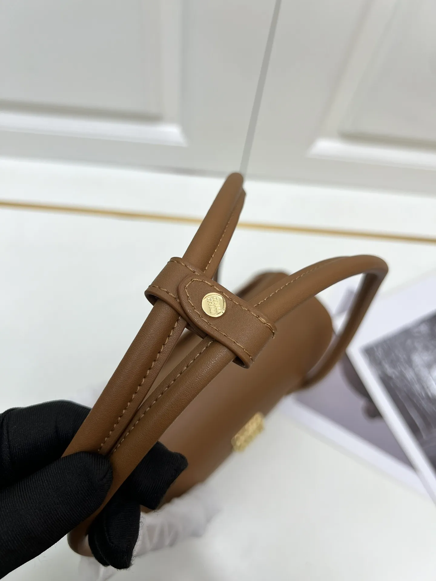 MiuMiu缪缪 茶色 鞄 - 画像 (9)