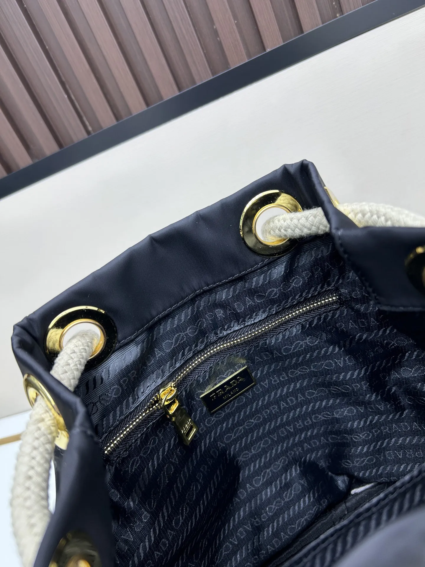 Prada Mariner再生ニロントートバッグ ブラック スタイル2535 - 画像 (9)