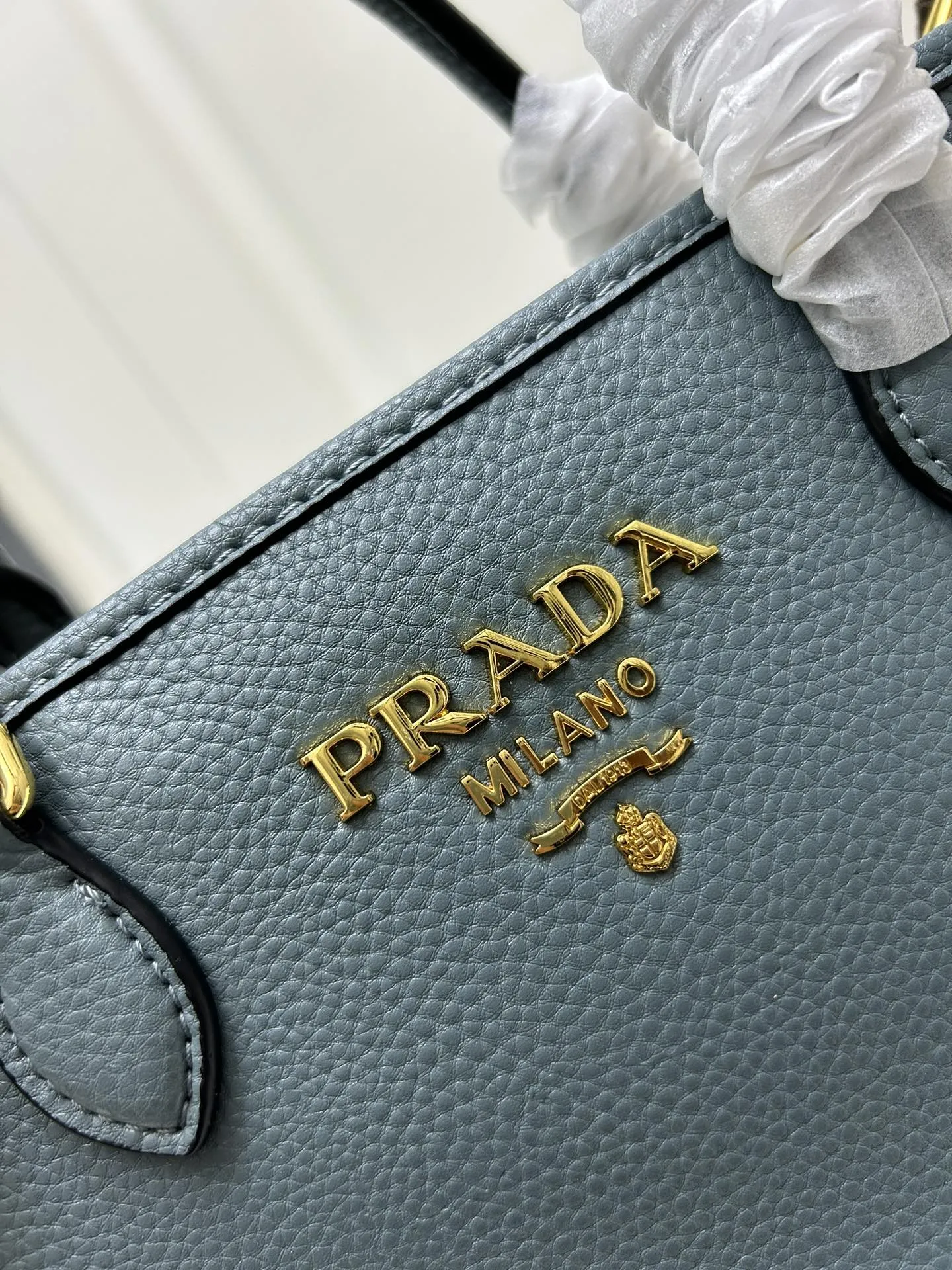 PRADA グレー レトロハンドバッグ 大型 - 画像 (5)
