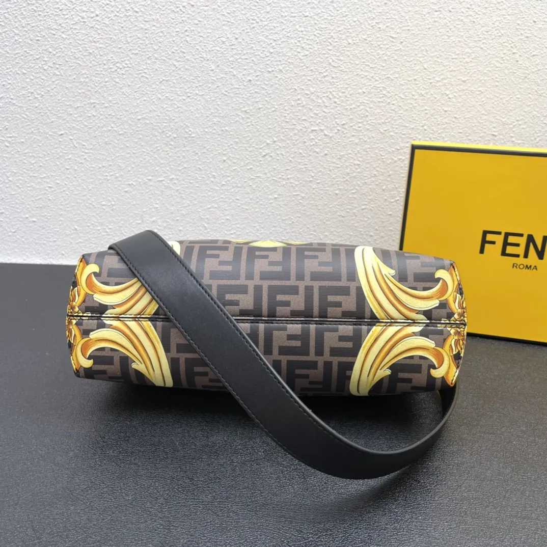 Fendi by Versace ゴールドプリントトートバッグ - 画像 (8)