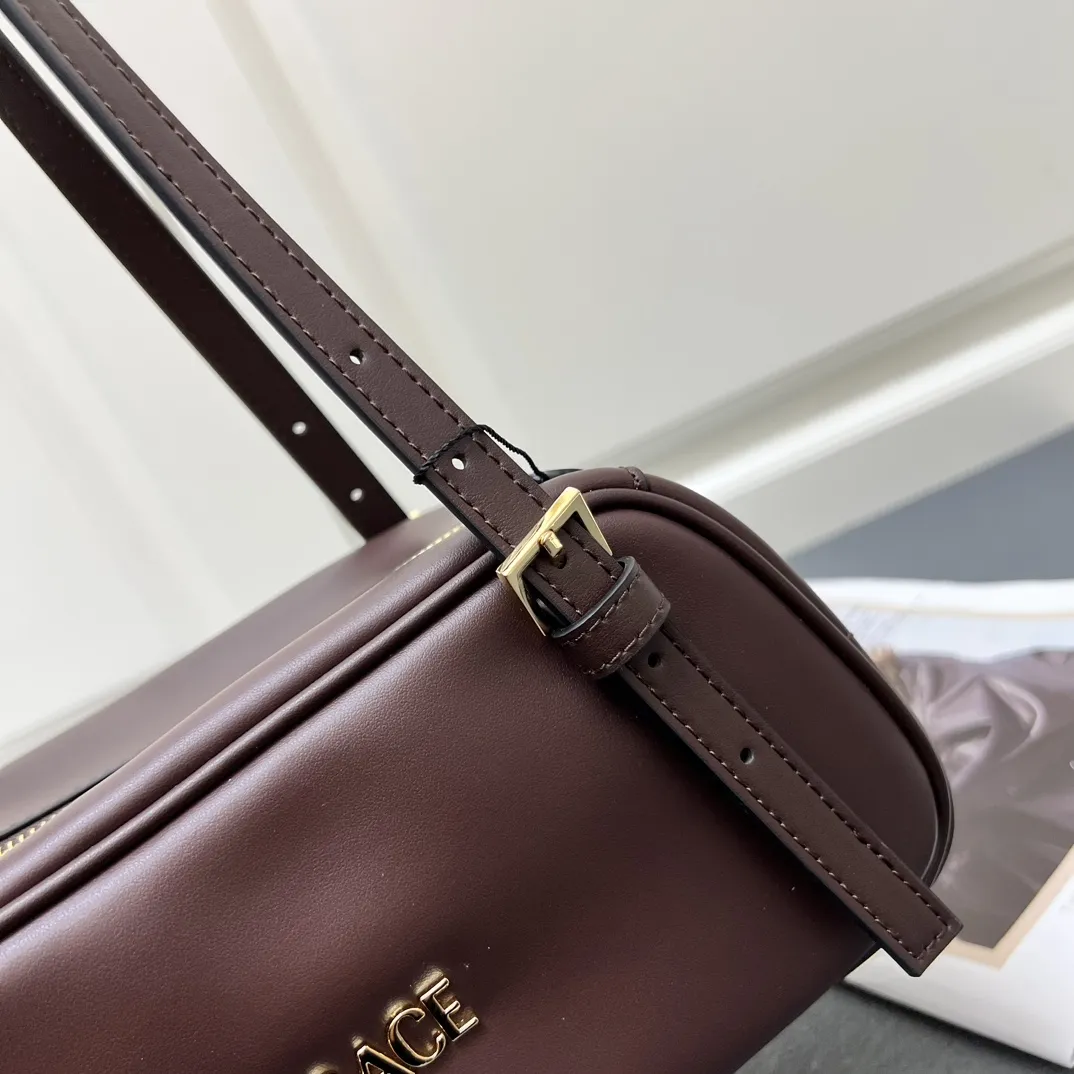 VERSACE 女性腋下バッグ 茶色 新作 - 画像 (7)