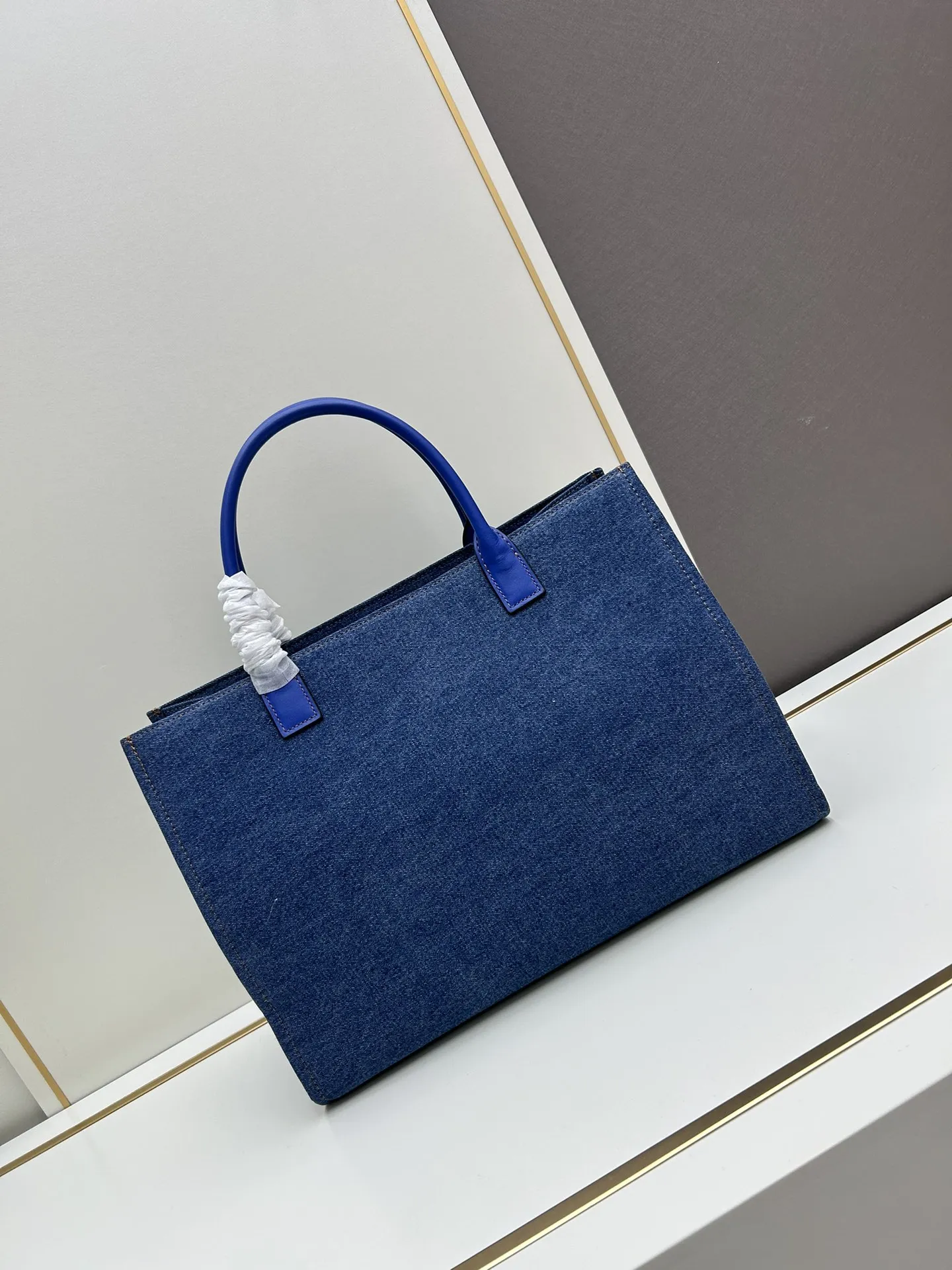Versace 2023新作デニムトートバッグ ブルー - 画像 (4)