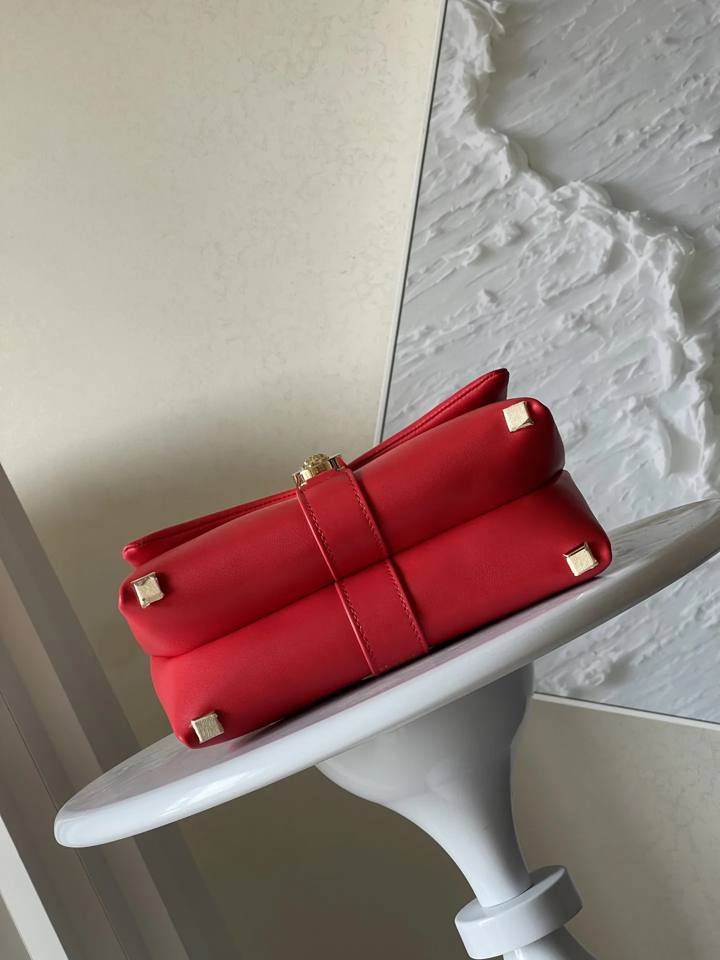 Versaceレッド大胆プリント女性用バッグ - 画像 (7)