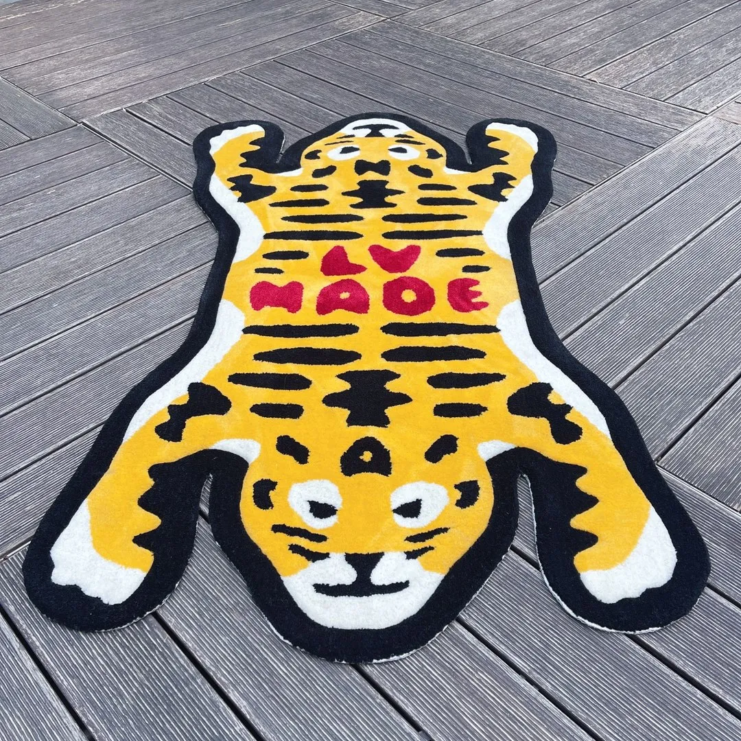 Louis Vuitton Nigo Tiger カーペット イエロー タイガー柄 - 画像 (3)
