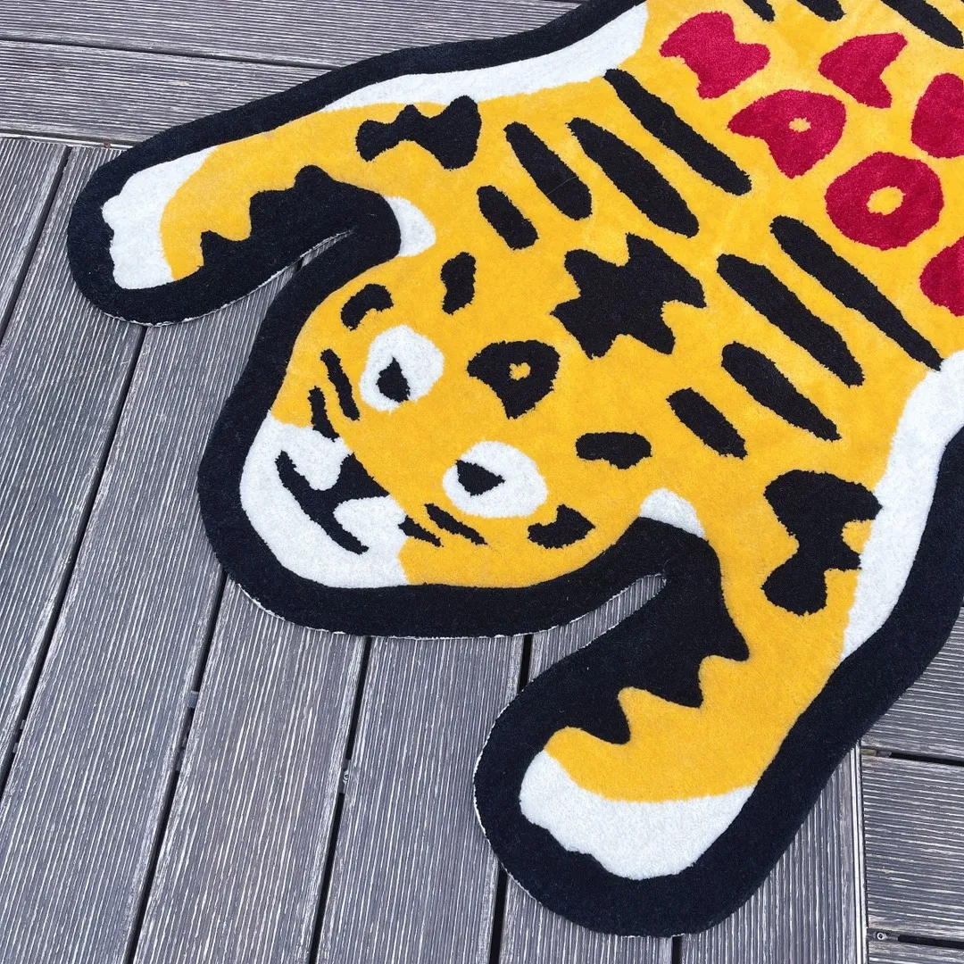 Louis Vuitton Nigo Tiger カーペット イエロー タイガー柄 - 画像 (5)
