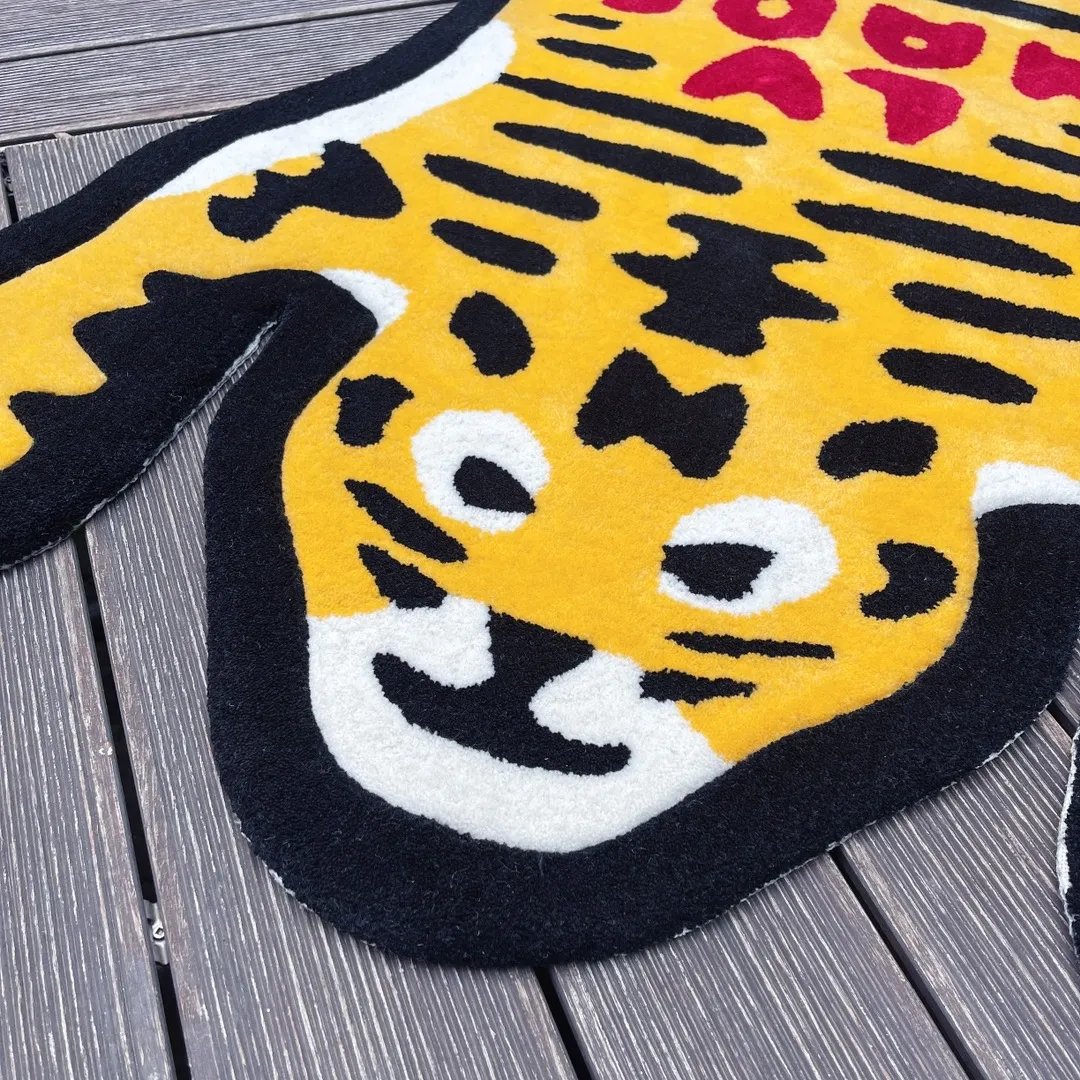 Louis Vuitton Nigo Tiger カーペット イエロー タイガー柄 - 画像 (9)