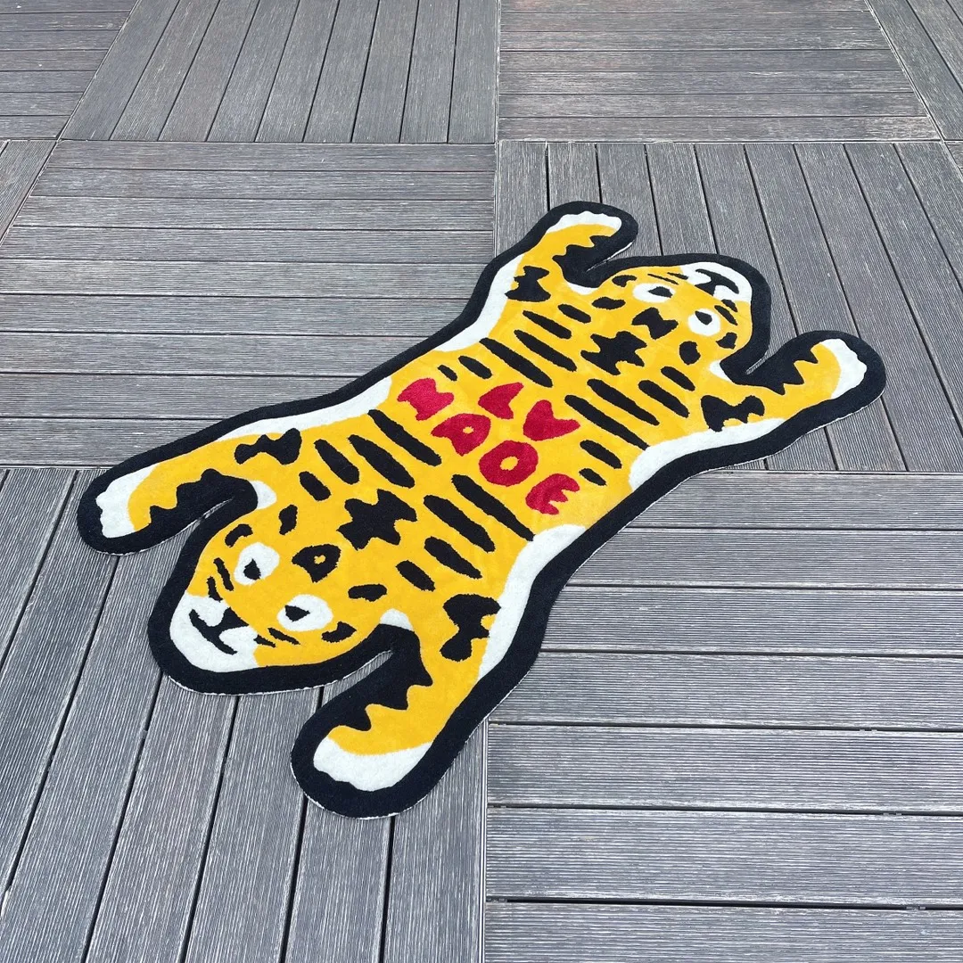 Louis Vuitton Nigo Tiger カーペット イエロー タイガー柄 - 画像 (10)