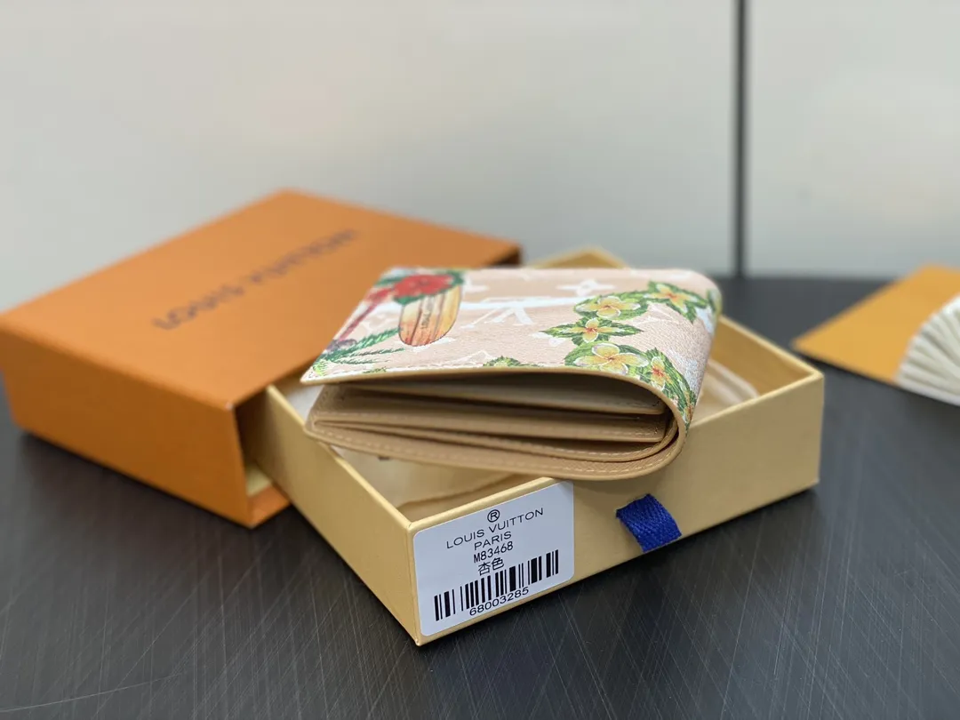 ルイ・マグネットウォレット M83468 アプリコットプリント - 画像 (5)