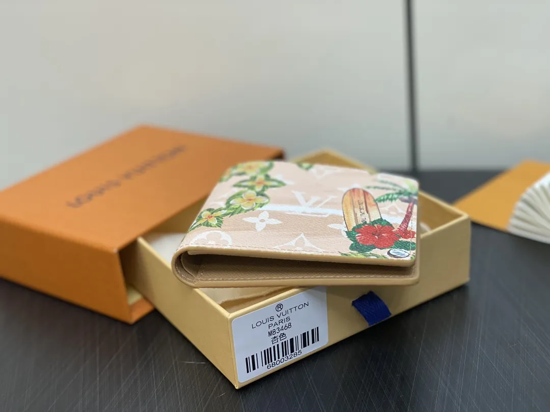 ルイ・マグネットウォレット M83468 アプリコットプリント - 画像 (6)