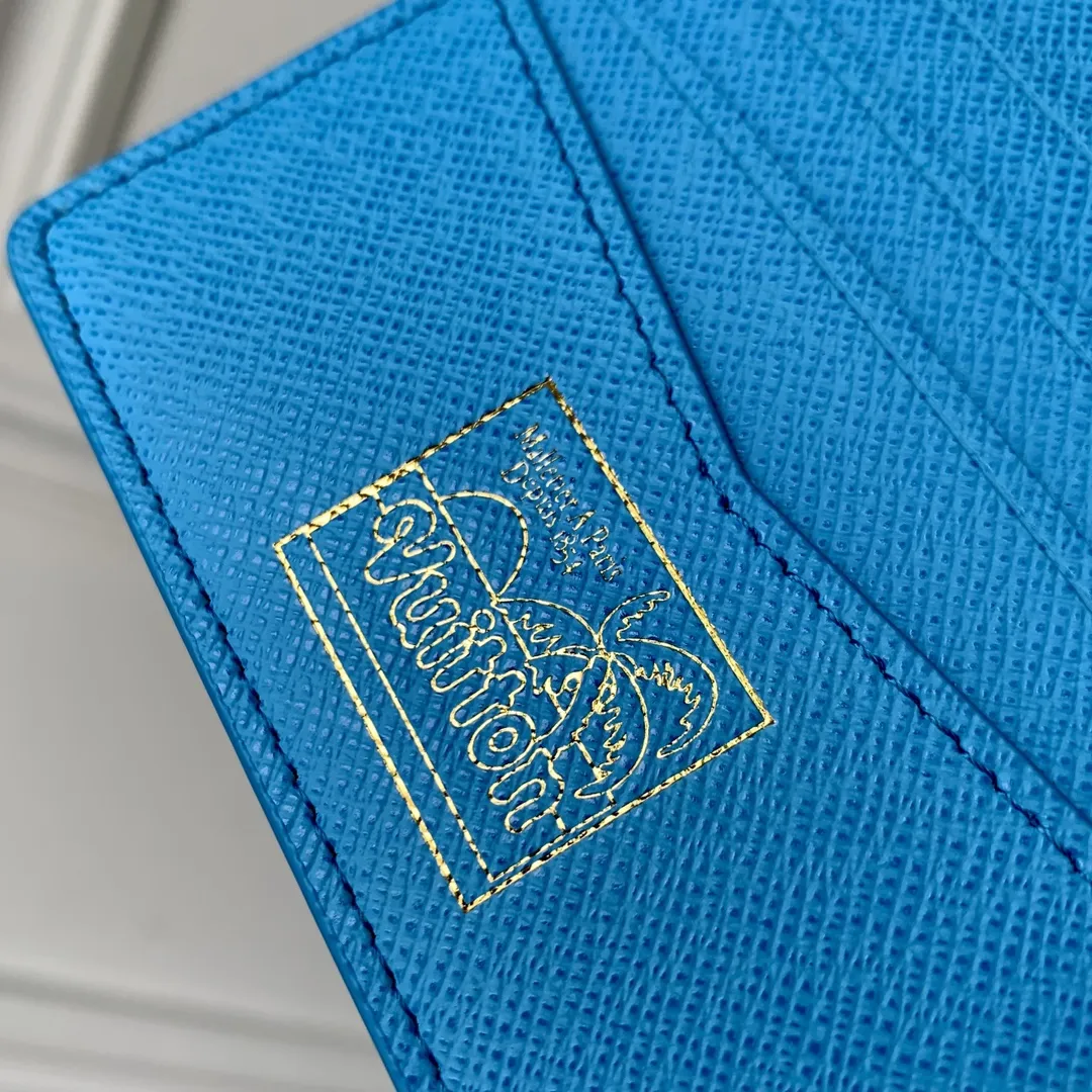 ルイ・モノグラム サーフィンウォレット ブルー - 画像 (5)