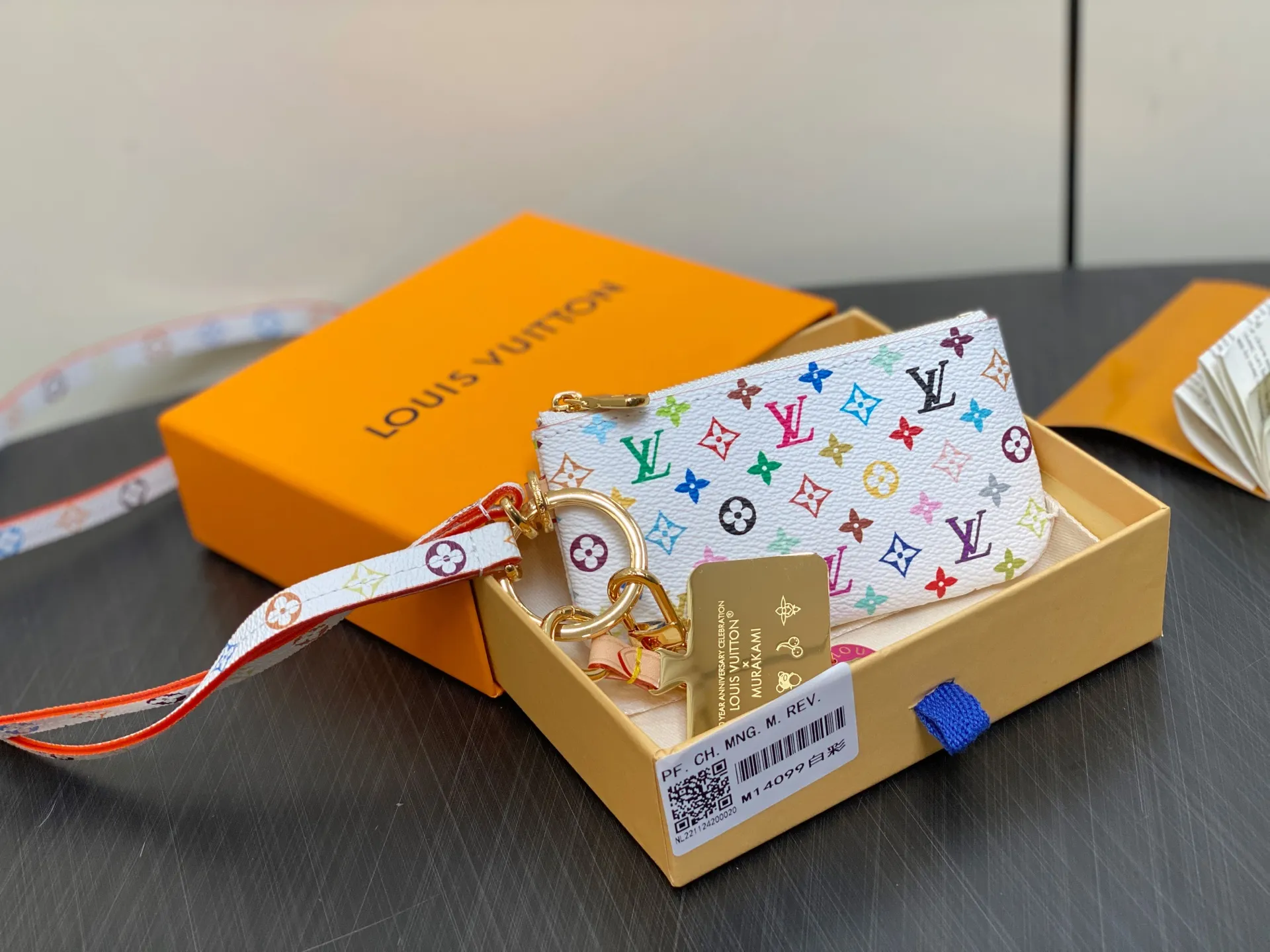 ルイ・ヴィトン LV x TM スマホケース ホワイト マルチカラー
