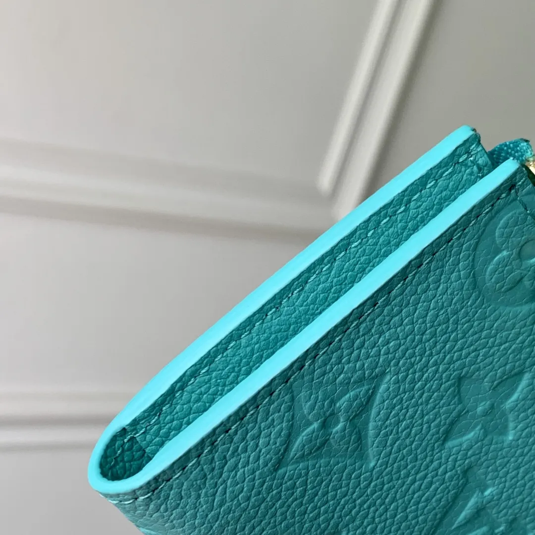 ルイ・モノグラム LVxTM コンパクトウォレット ブルーレザー - 画像 (8)