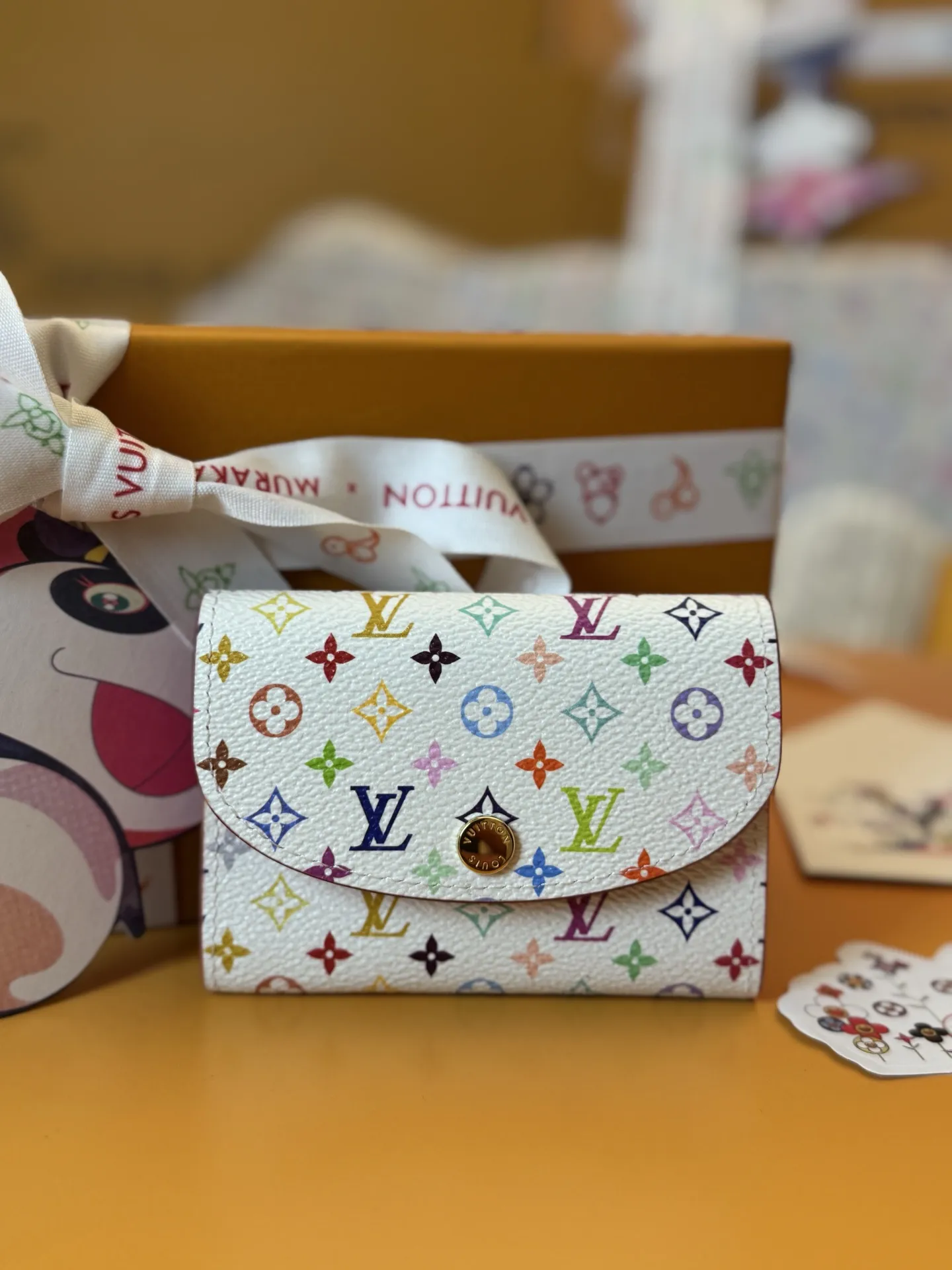 ルイ・ヴィトン LV x TM ロザリー コインパース マルチカラー モノグラム