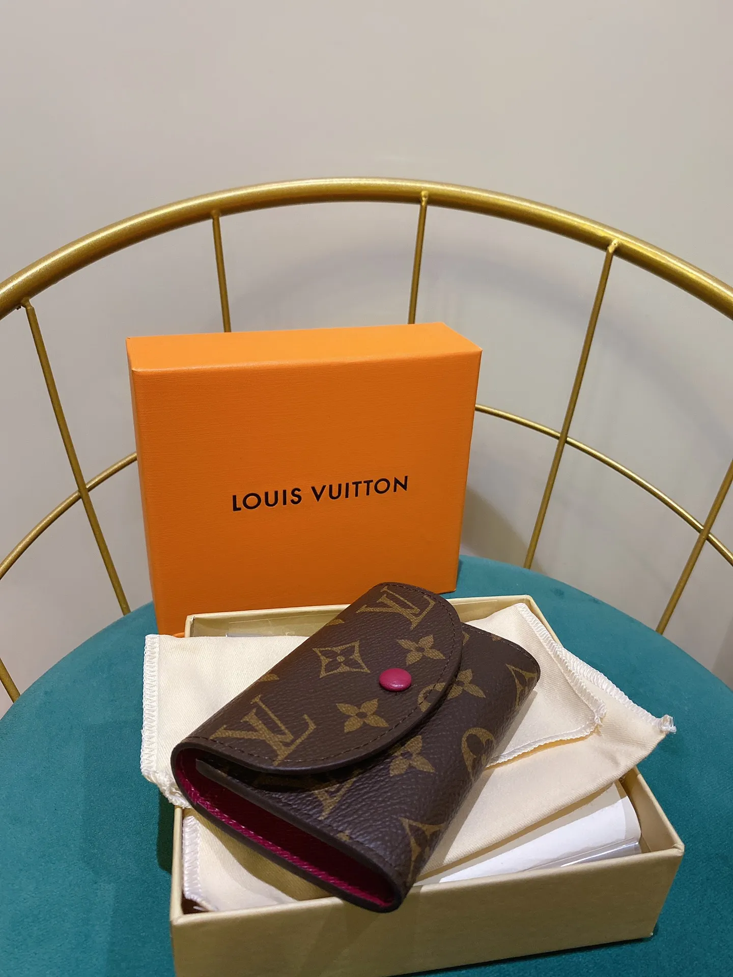 ルイ・ヴィトン モノグラム コインケース パープル スタッド - 画像 (5)