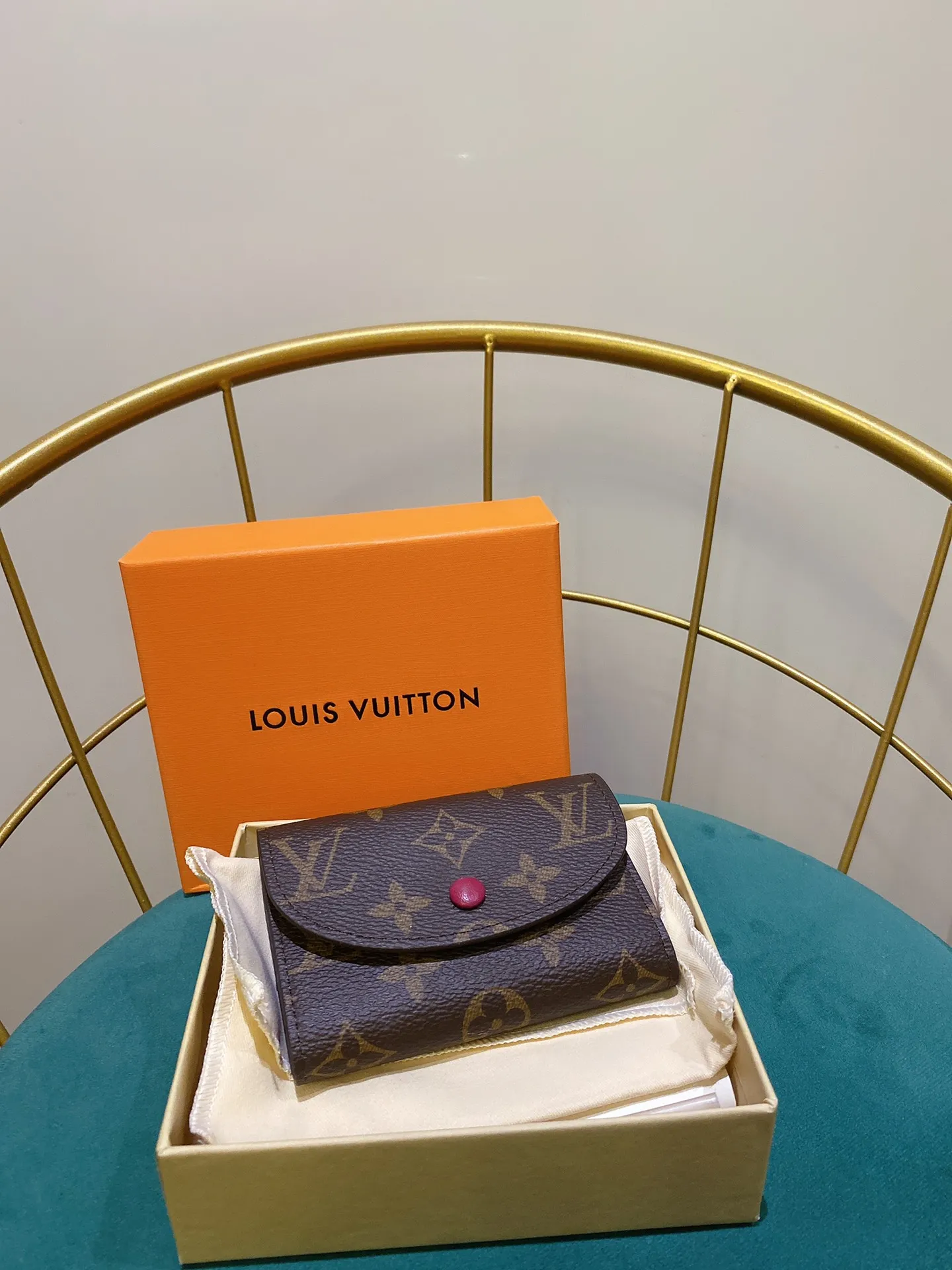 ルイ・ヴィトン モノグラム コインケース パープル スタッド - 画像 (10)